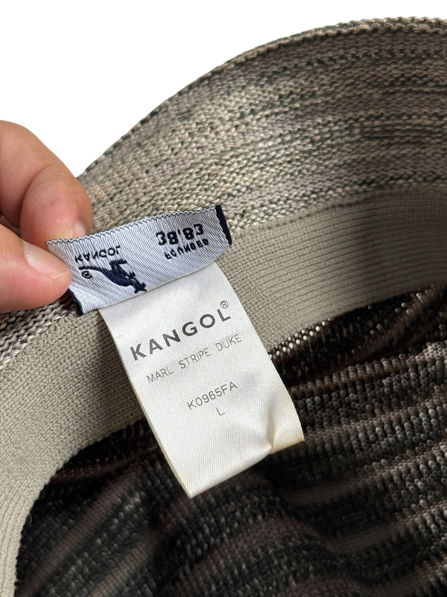 Kangol Marl Stripe Duke Knit Bucket Hat