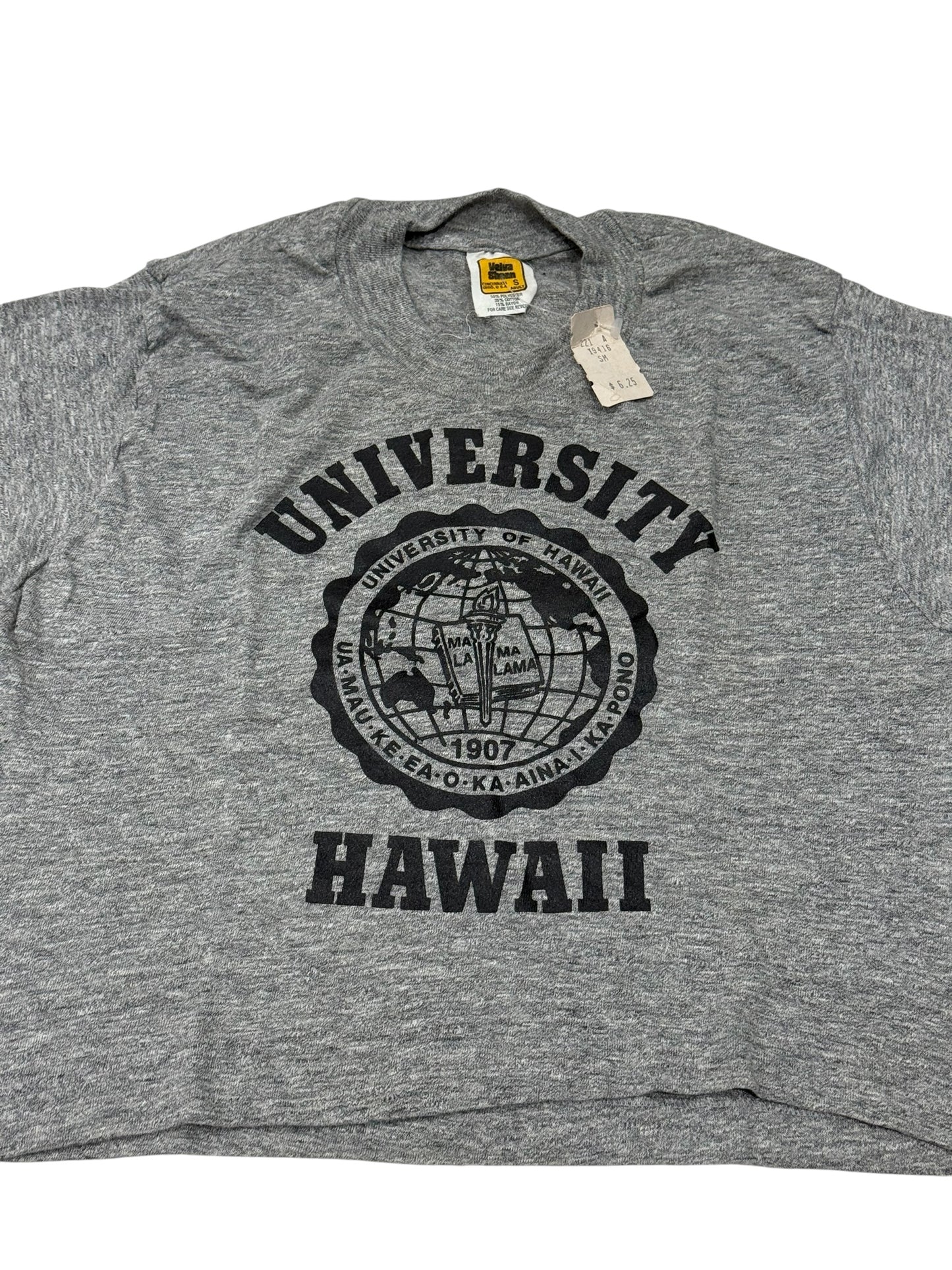 Vintage 1980s University of Hawaii NOS Tshirt Made in USA
