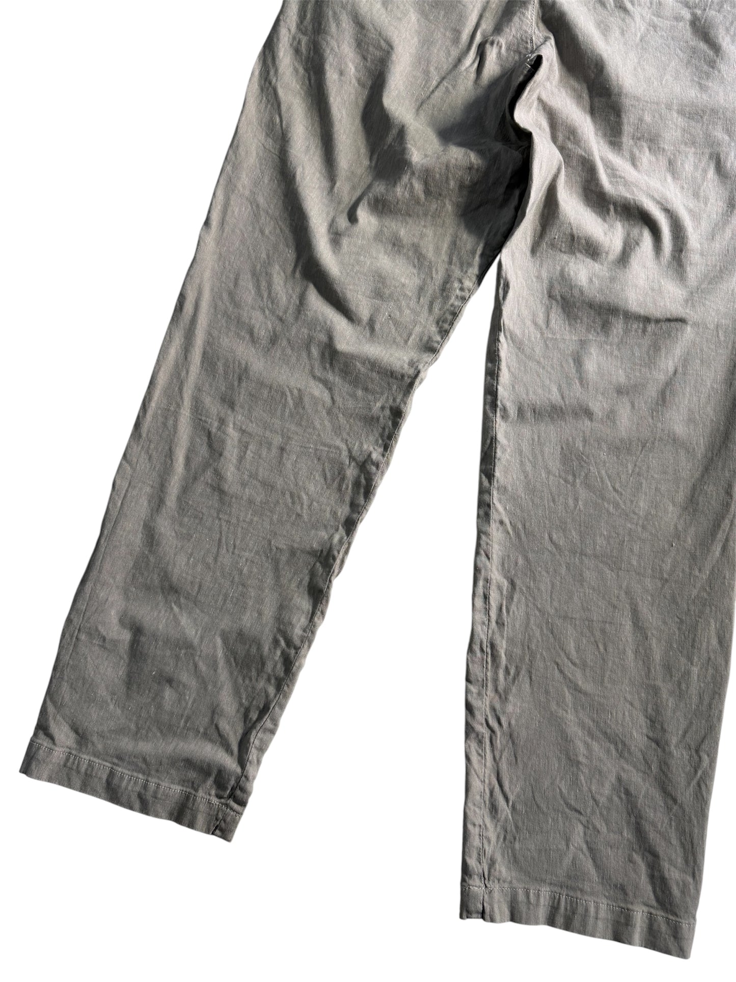 Spellbound Japan Linen Rayon Work Pants Faded Grey