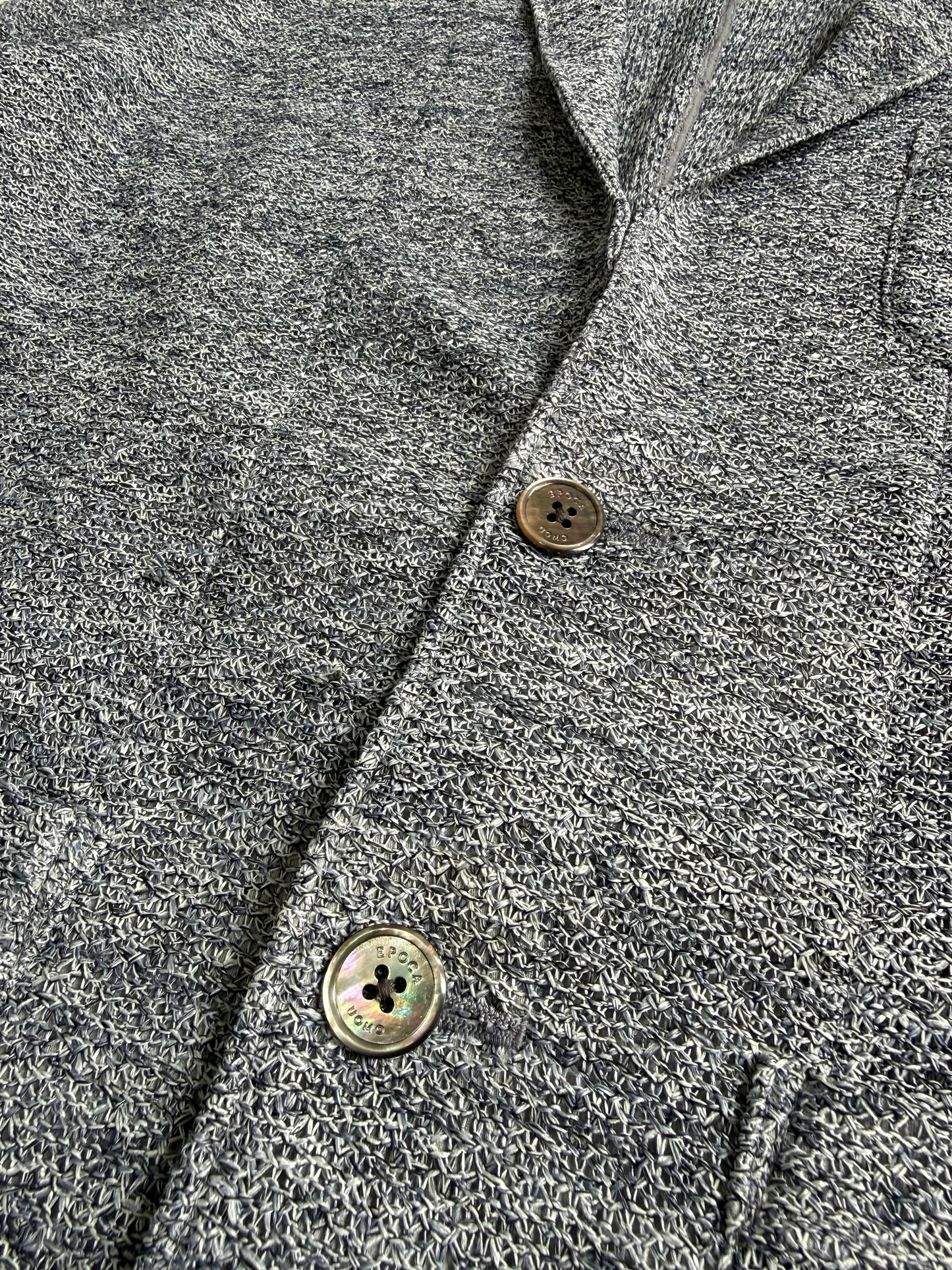 Epoca Uomo Japan Knit Tailored Blazer Grey