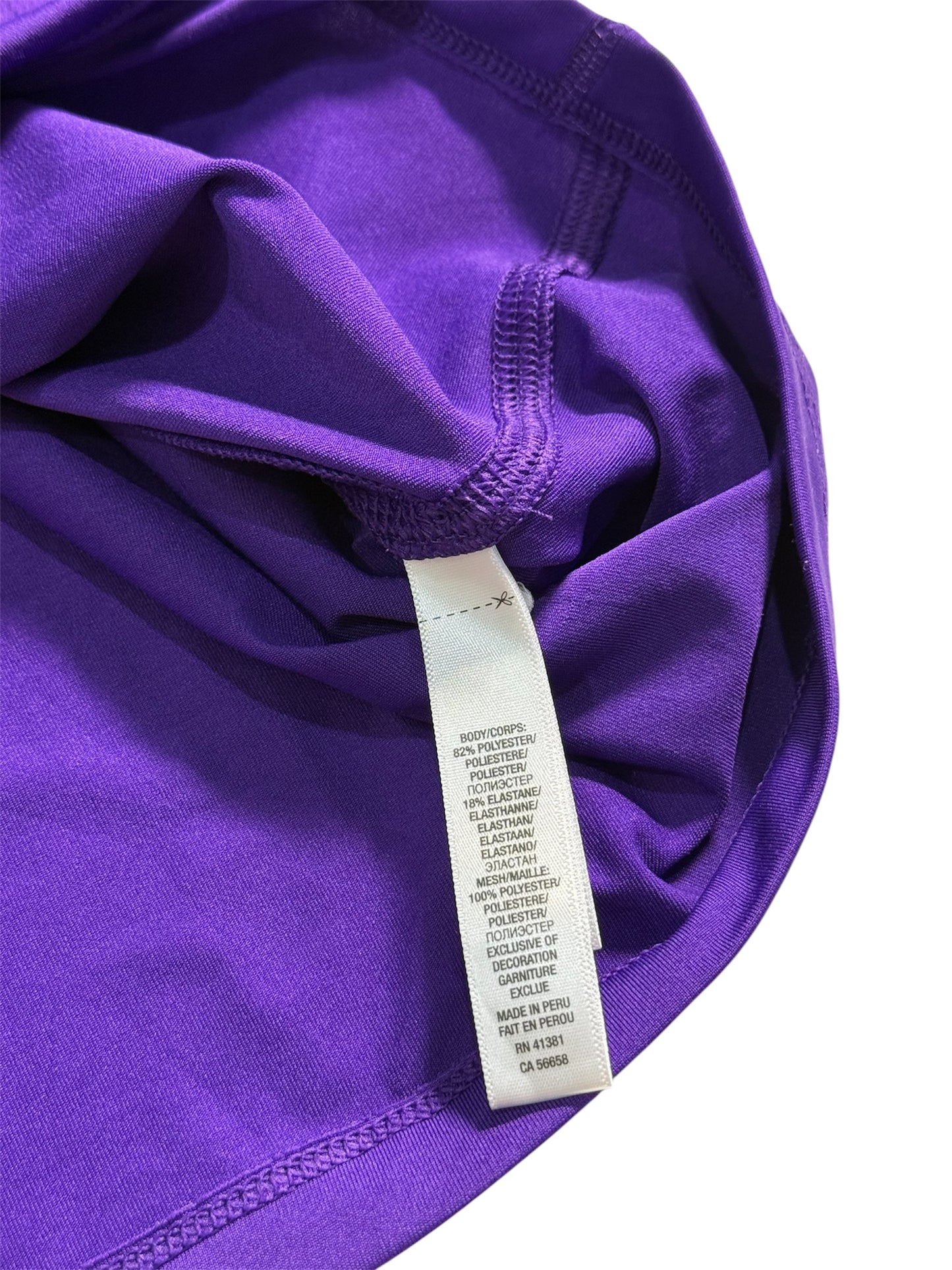 Ralph Lauren RLX Women Polo Shirt Purple Performance Golf Top