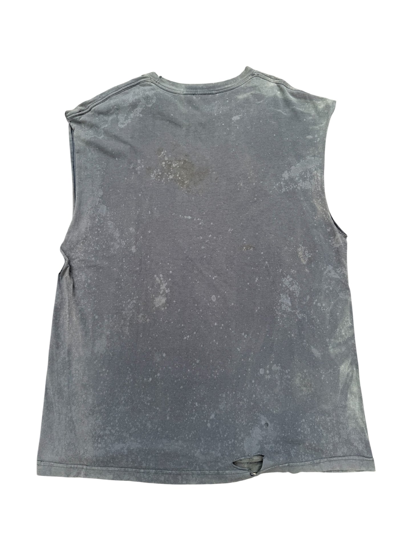 Vintage Serial Killer “Driven” Parody Taxi Driver Distressed Cut-Off Tee 90s Streetwear