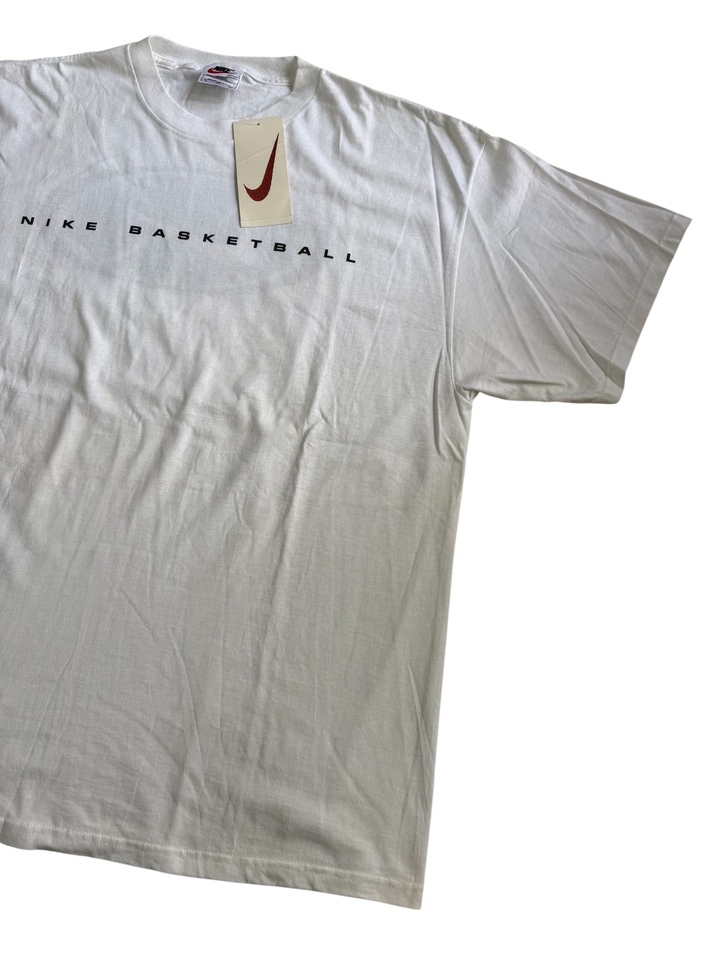 Vintage Nike Basketball Tshirt Made In USA Deadstock Oversized