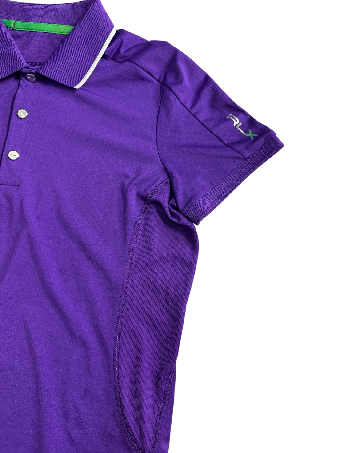 Ralph Lauren RLX Women Polo Shirt Purple Performance Golf Top
