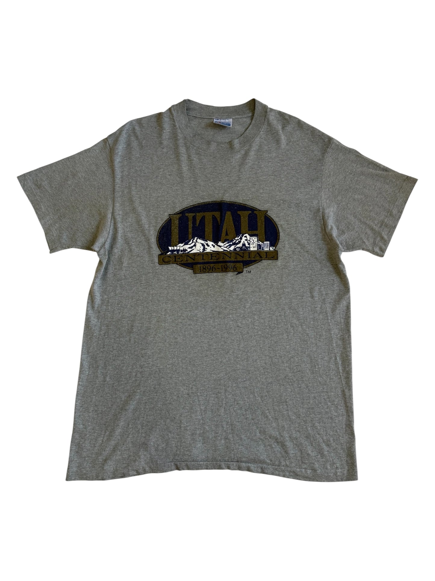 Vintage 90s Utah Centennial 1896-1996 Statehood Graphic Tshirt