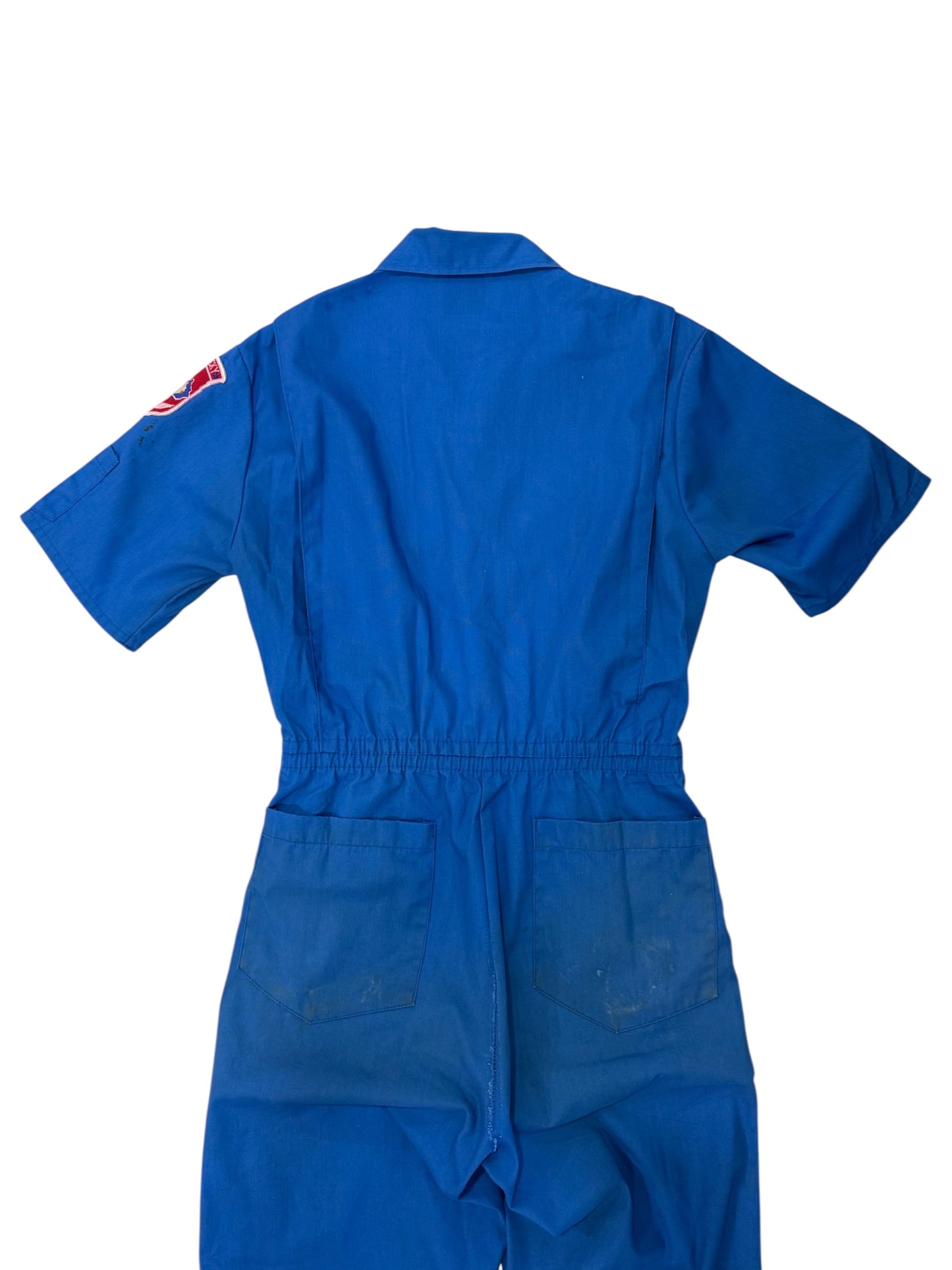 Vintage 1960s–70s Civil Air Patrol Blue Workwear Coverall Made in USA