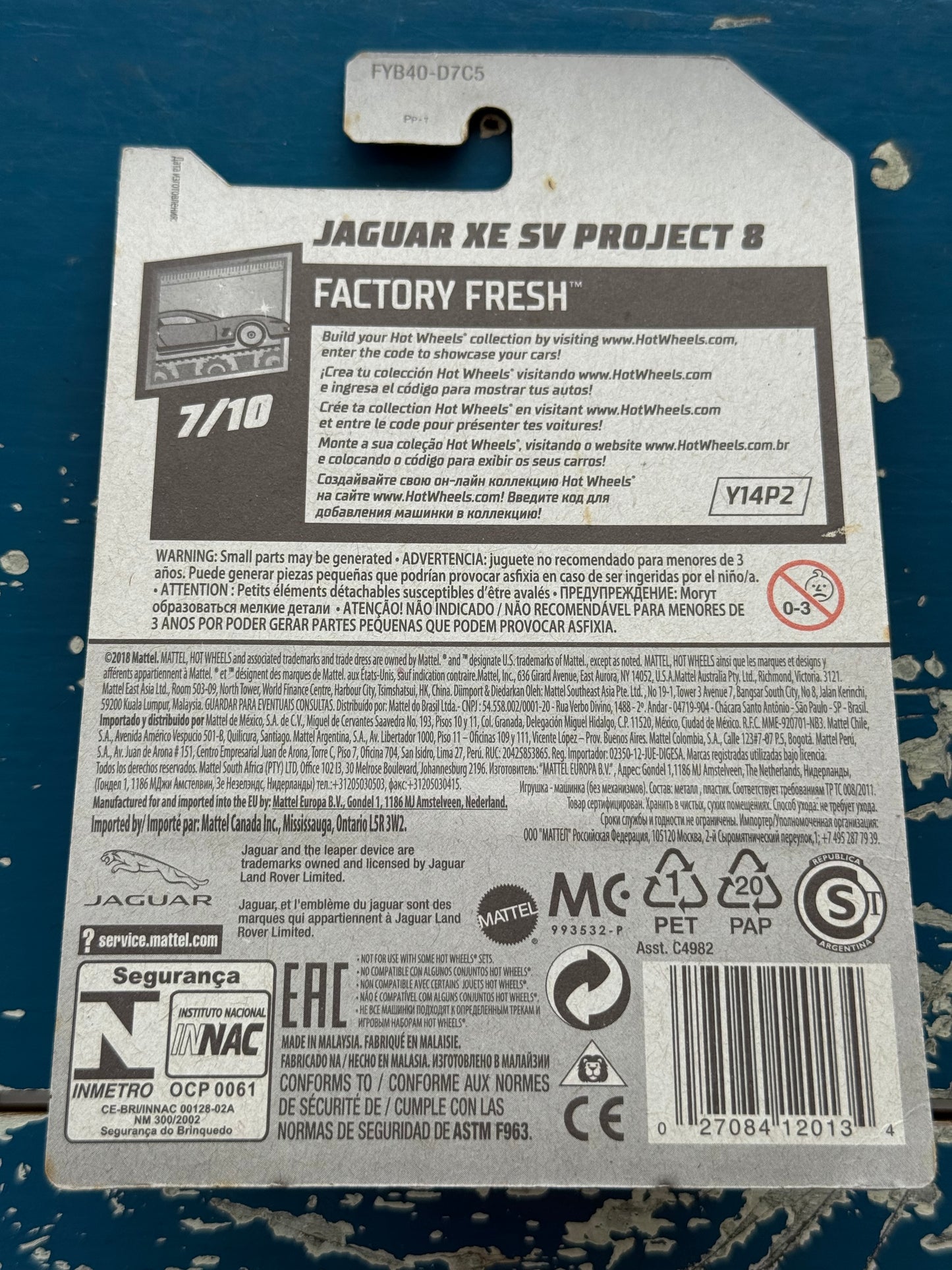 Hot Wheels Jaguar XE SV Project 8