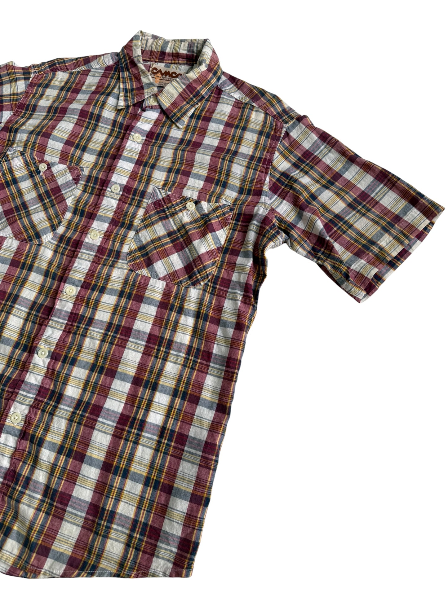 Camco Plaid Short Sleeve Work Shirt