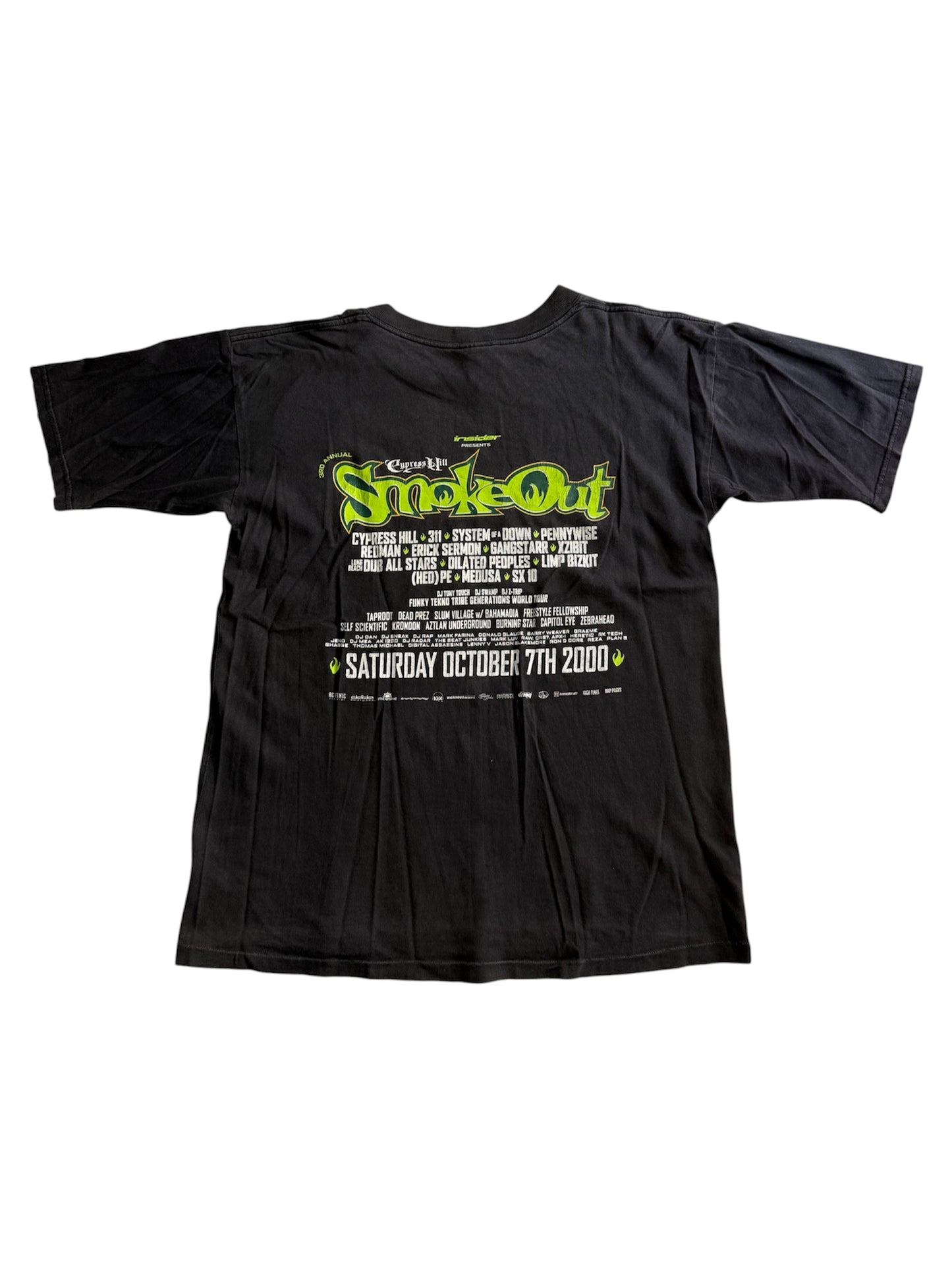 Vintage Drunknmunky Cypress Hill Smoke Out Festival 2000s Tshirt
