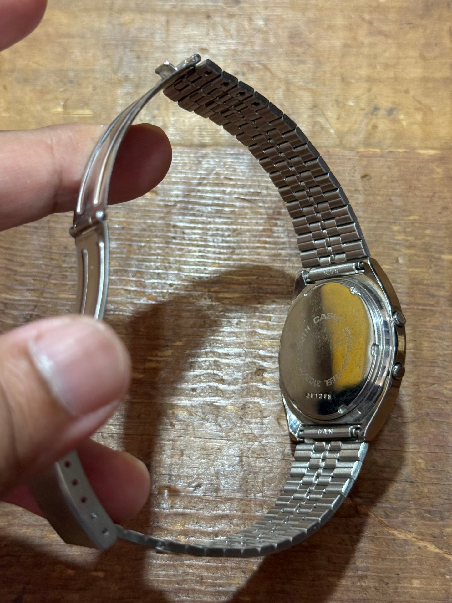 Vintage Casio Casiotron Japan Watch Junk Not Working For Parts
