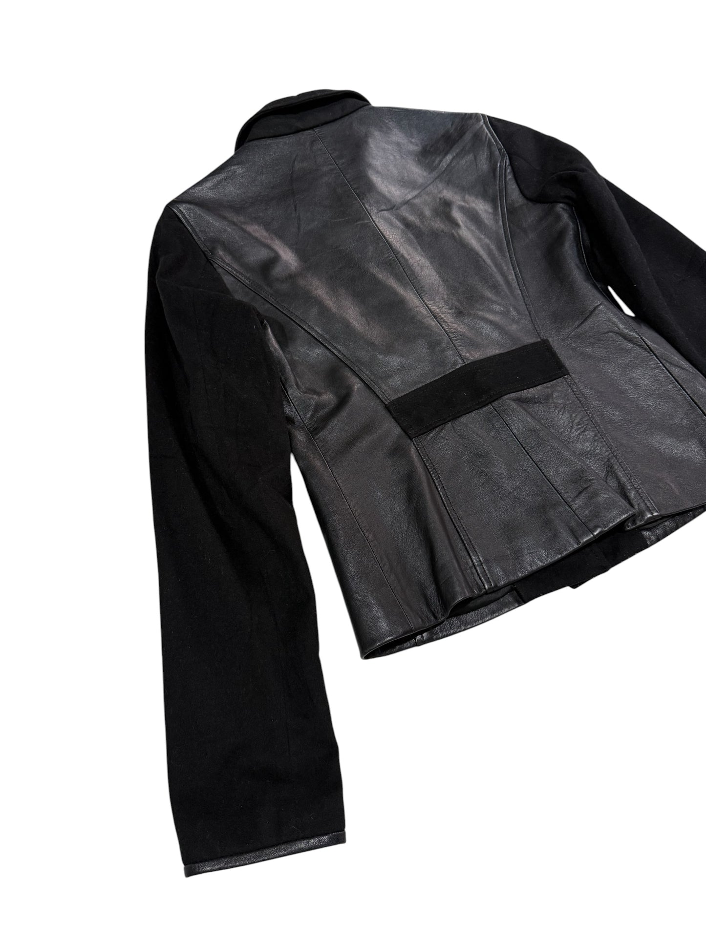 Italian Leather Womens Jacket Fitted Coat