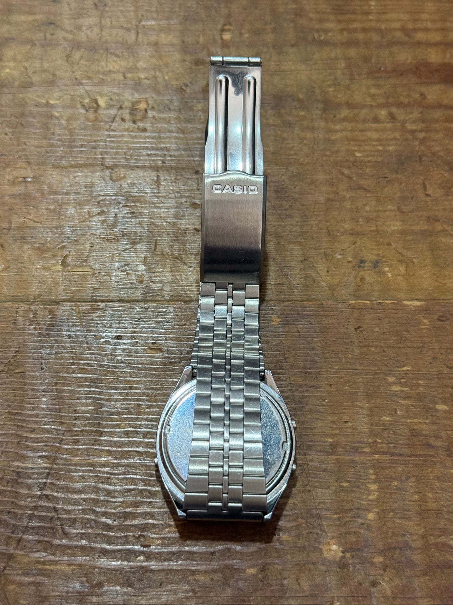 Vintage Casio Casiotron Japan Watch Junk Not Working For Parts