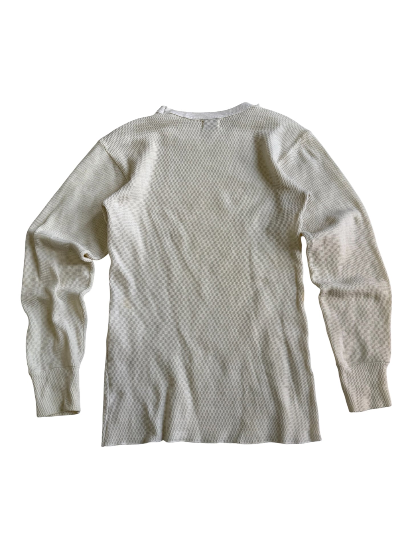 Vintage 60s-70s Blue Star Knitting Inc Longsleeve Thermal Top