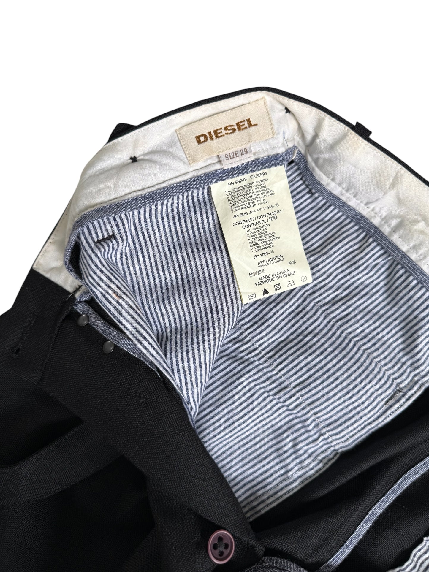Diesel Cargo Pants Harness X Straps Bondage Pants