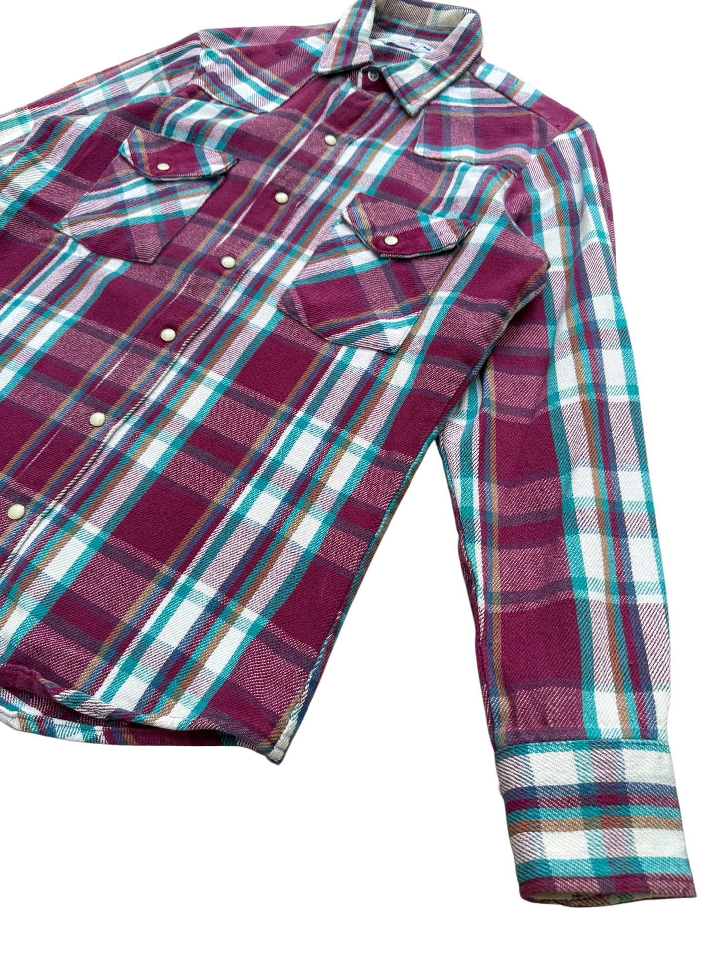 Vintage 1980s Dakota by Five Brother Western Flannel Shirt