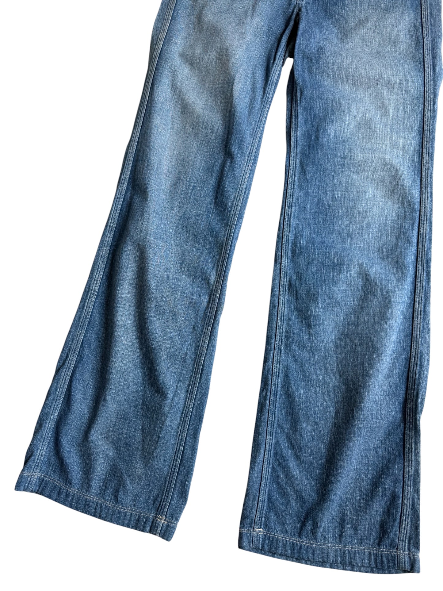 Johnbull Japan Light Wash Utility Denim Pants Workwear Carpenter Jeans