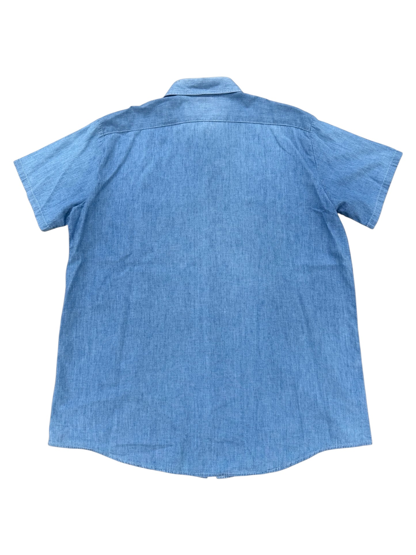 Vintage 1970s-80s OshKosh B’gosh Made in USA Chambray Work Shirt