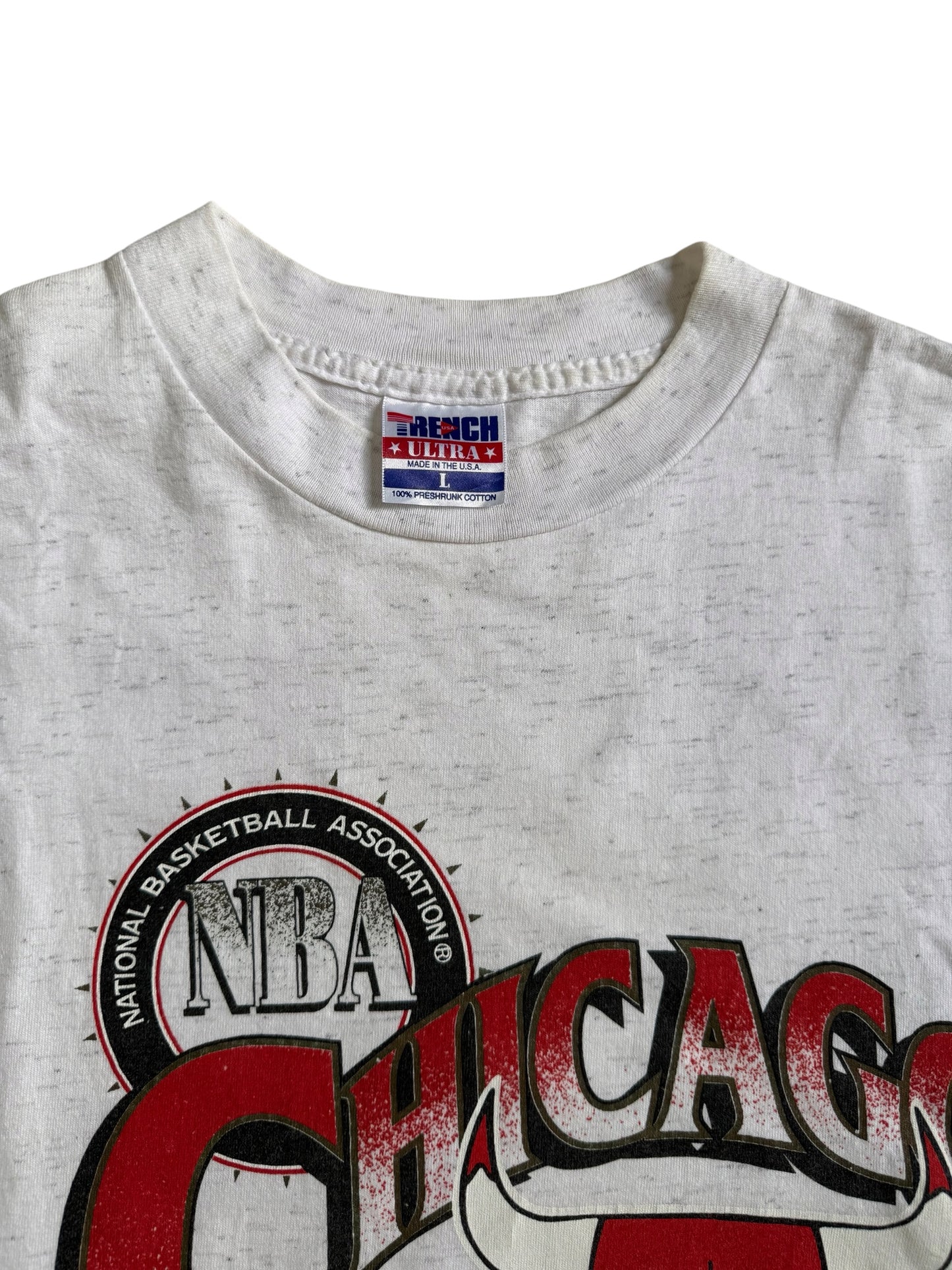 Vintage 1992 Chicago Bulls NBA Logo Tshirt Made in USA