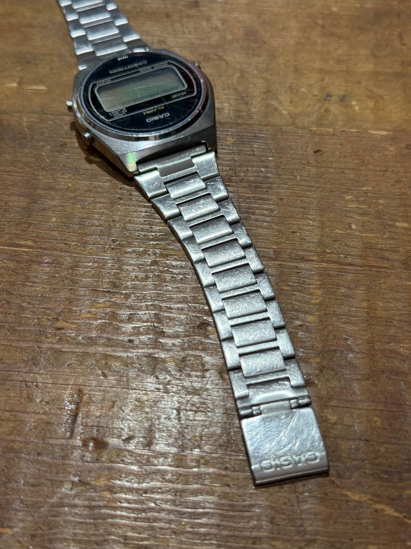 Vintage Casio 25CR-16 Casiotron Japan Watch Junk Not Working For Parts