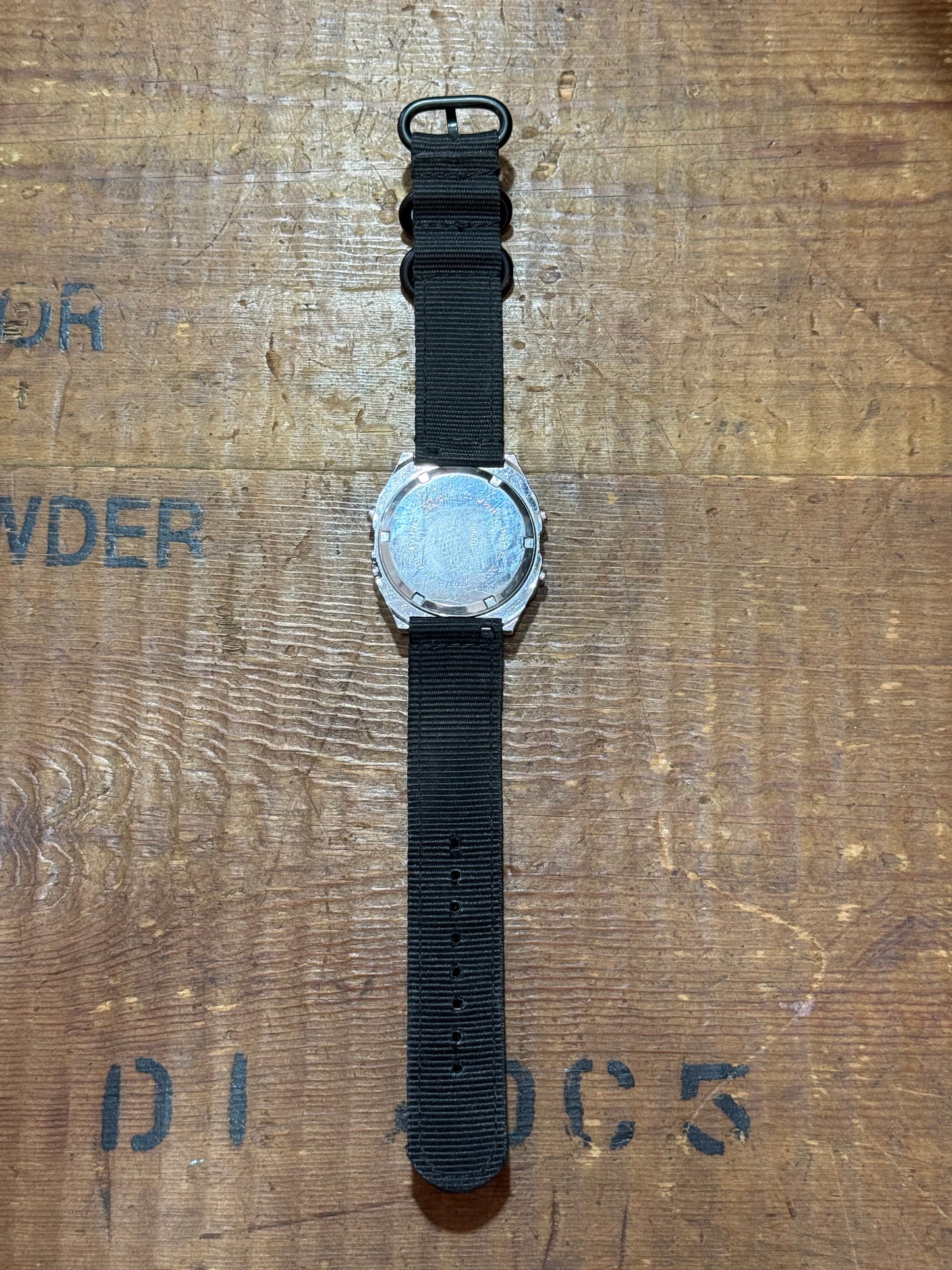 Vintage 80s Casio DW-1000 Japan Watch Junk Not Working For Parts
