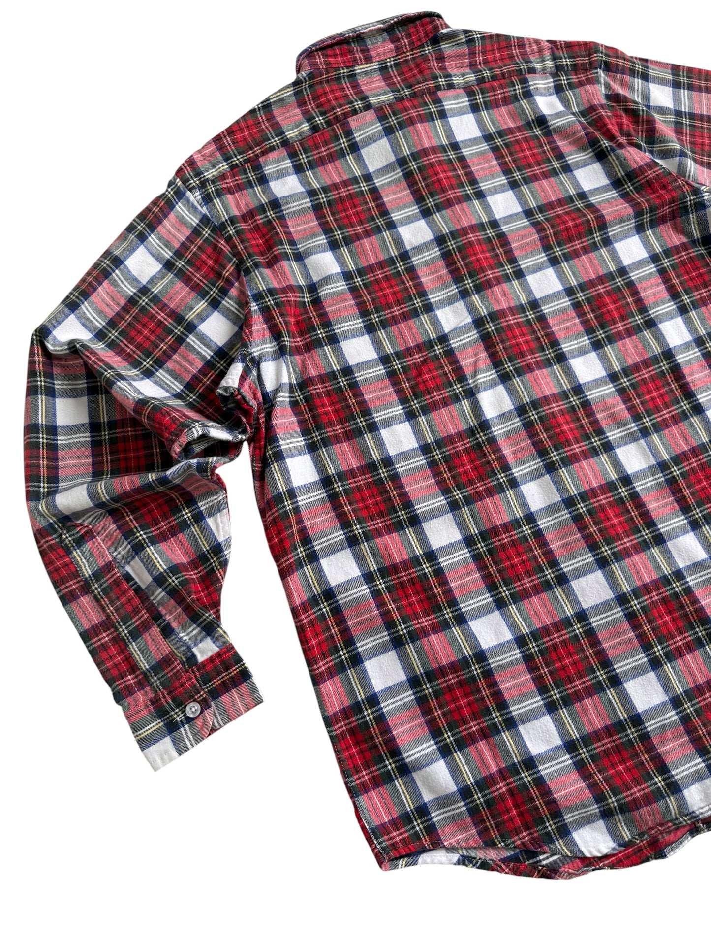 Vintage LL Bean Made in USA Plaid Button Down Flannel Shirt