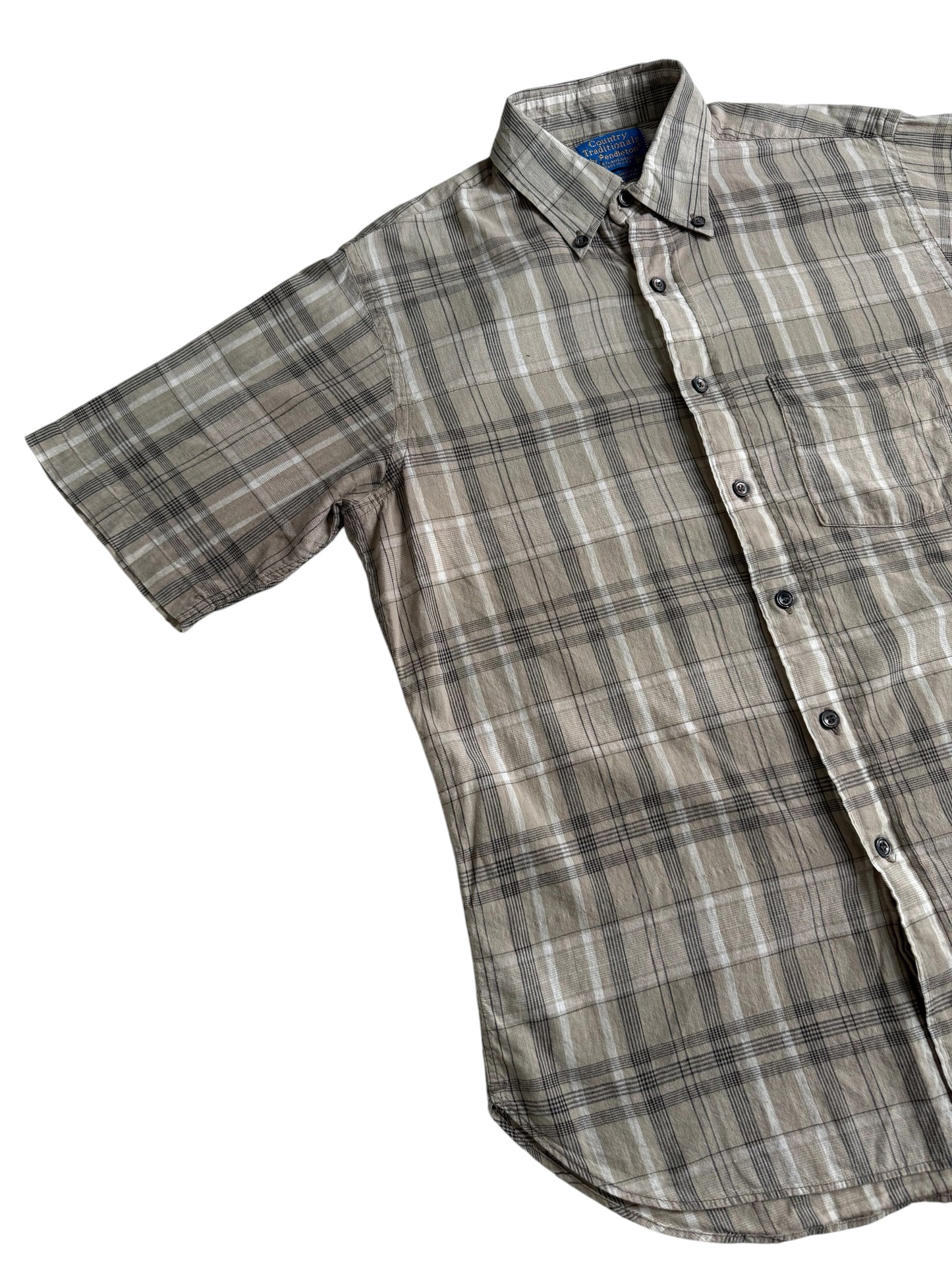 Pendleton Country Traditionals Plaid Button Down Shirt Made in USA