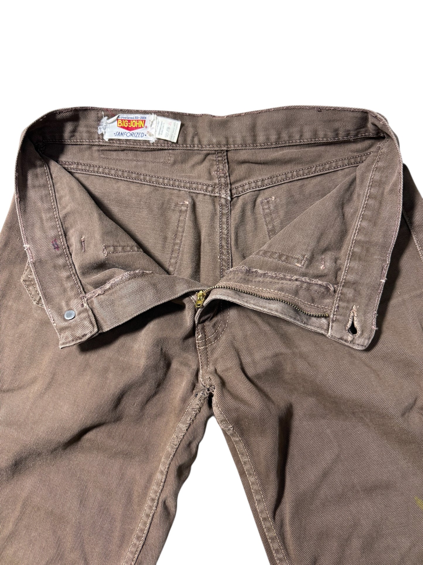 Vintage Big John Brown Jeans Japanese Denim