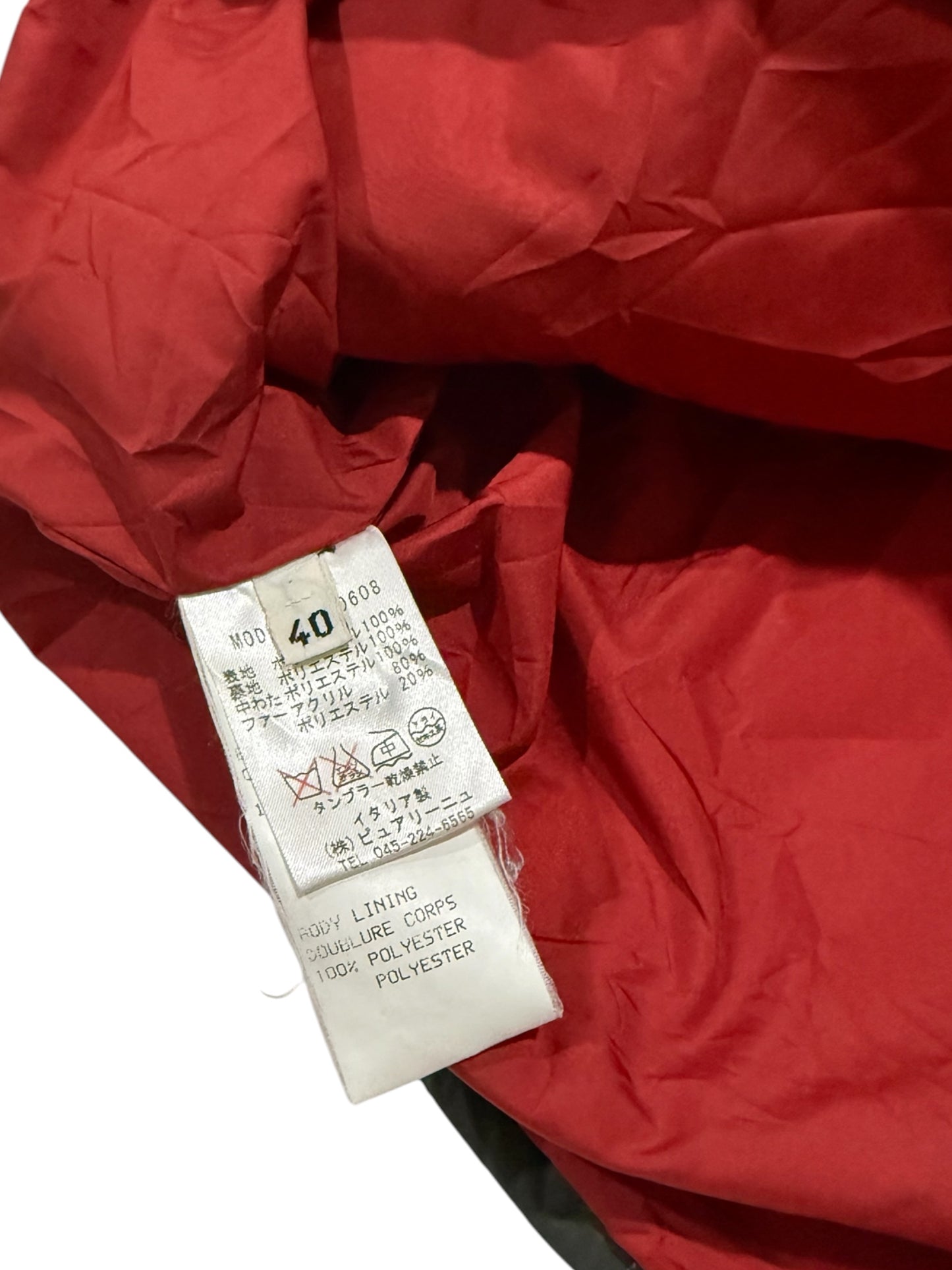 Jean Paul Gassa Made in Italy Quilted Hooded Anorak Jacket Gorpcore Outdoor