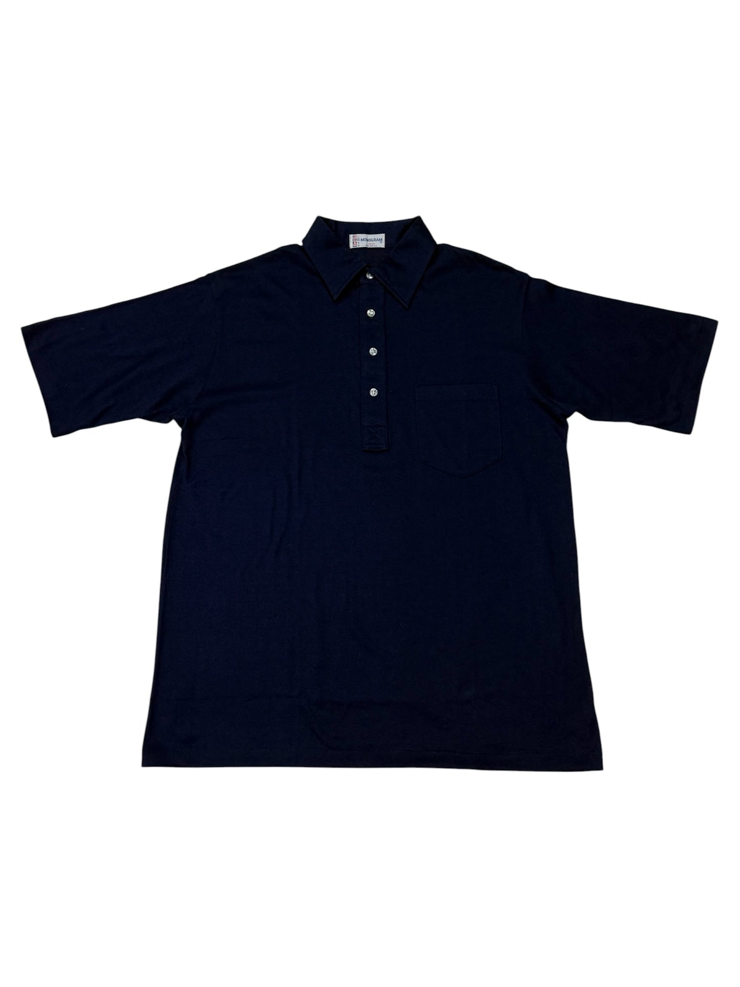 Vintage Monogram Polo Pocket Tee Made In Usa
