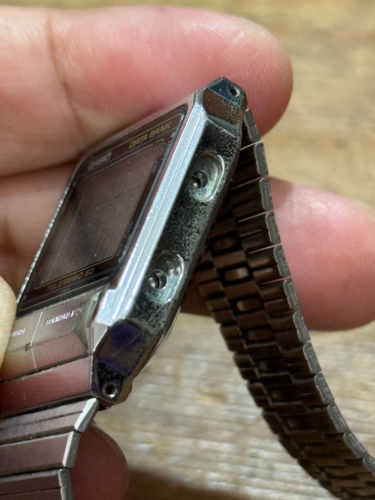 Vintage Casio DB-500 Japan Watch Junk Not Working For Parts