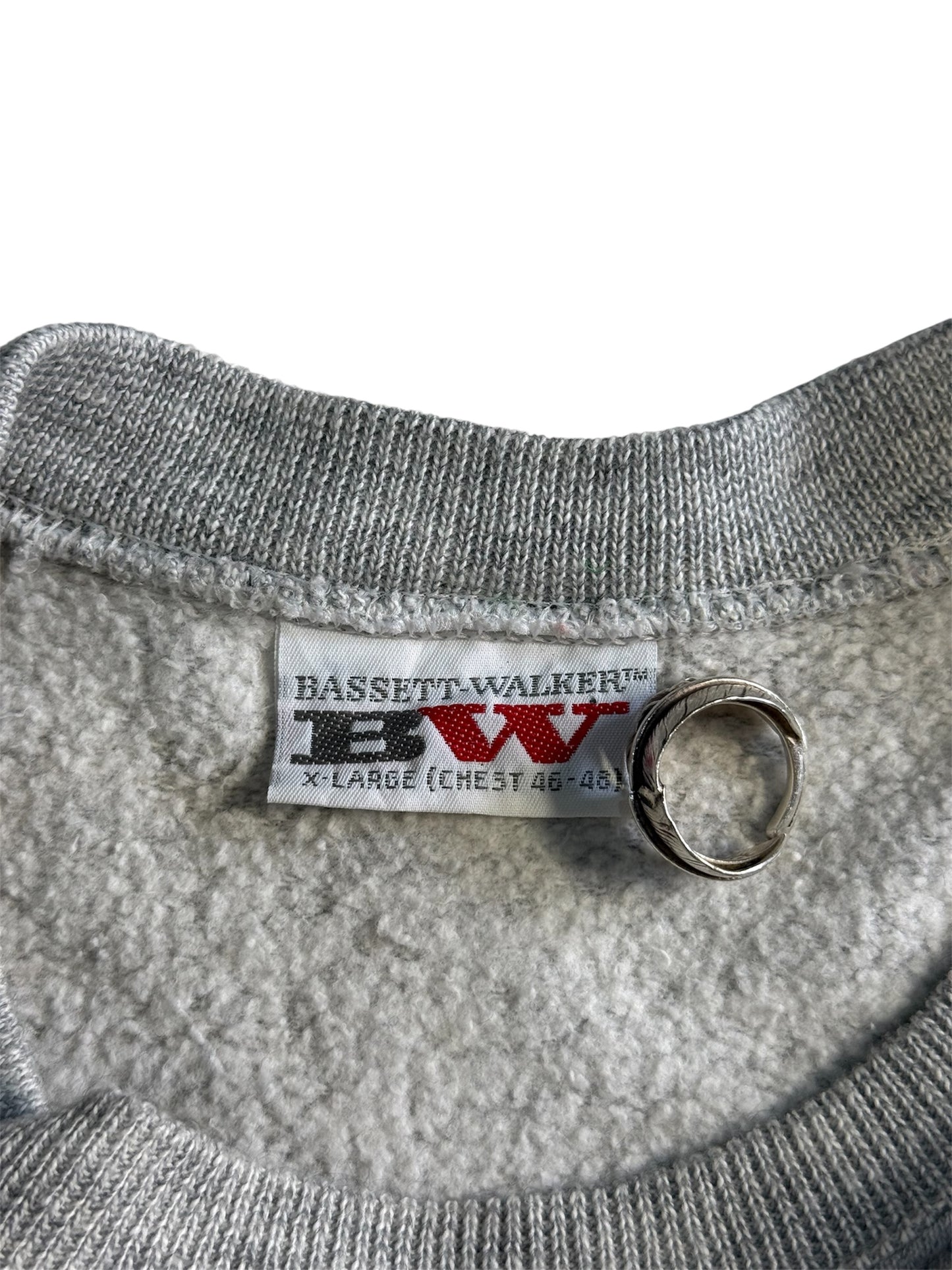Vintage 1988 Air Waves Shit Happens Crewneck Sweatshirt USA Made
