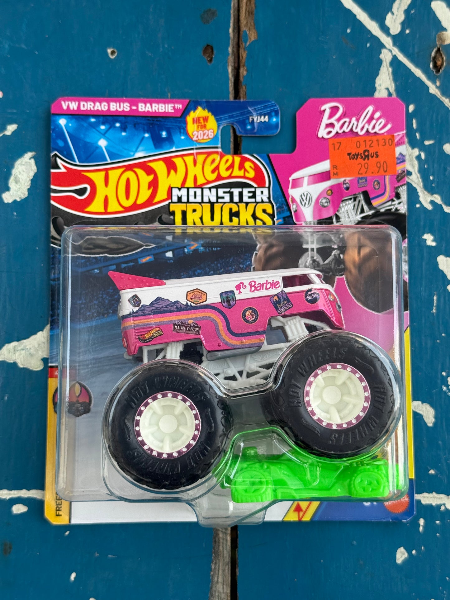Hot Wheels Monster Trucks Volkswagen Drag Bus Barbie