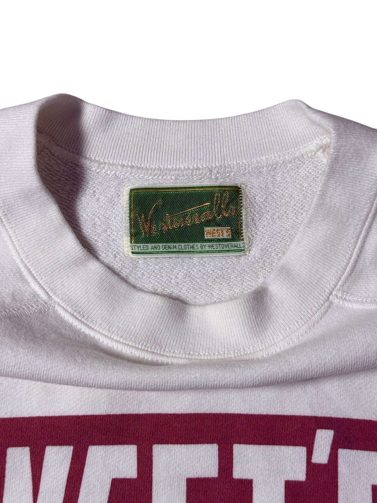 Westoveralls Logo Crewneck Sweatshirt Made in Japan