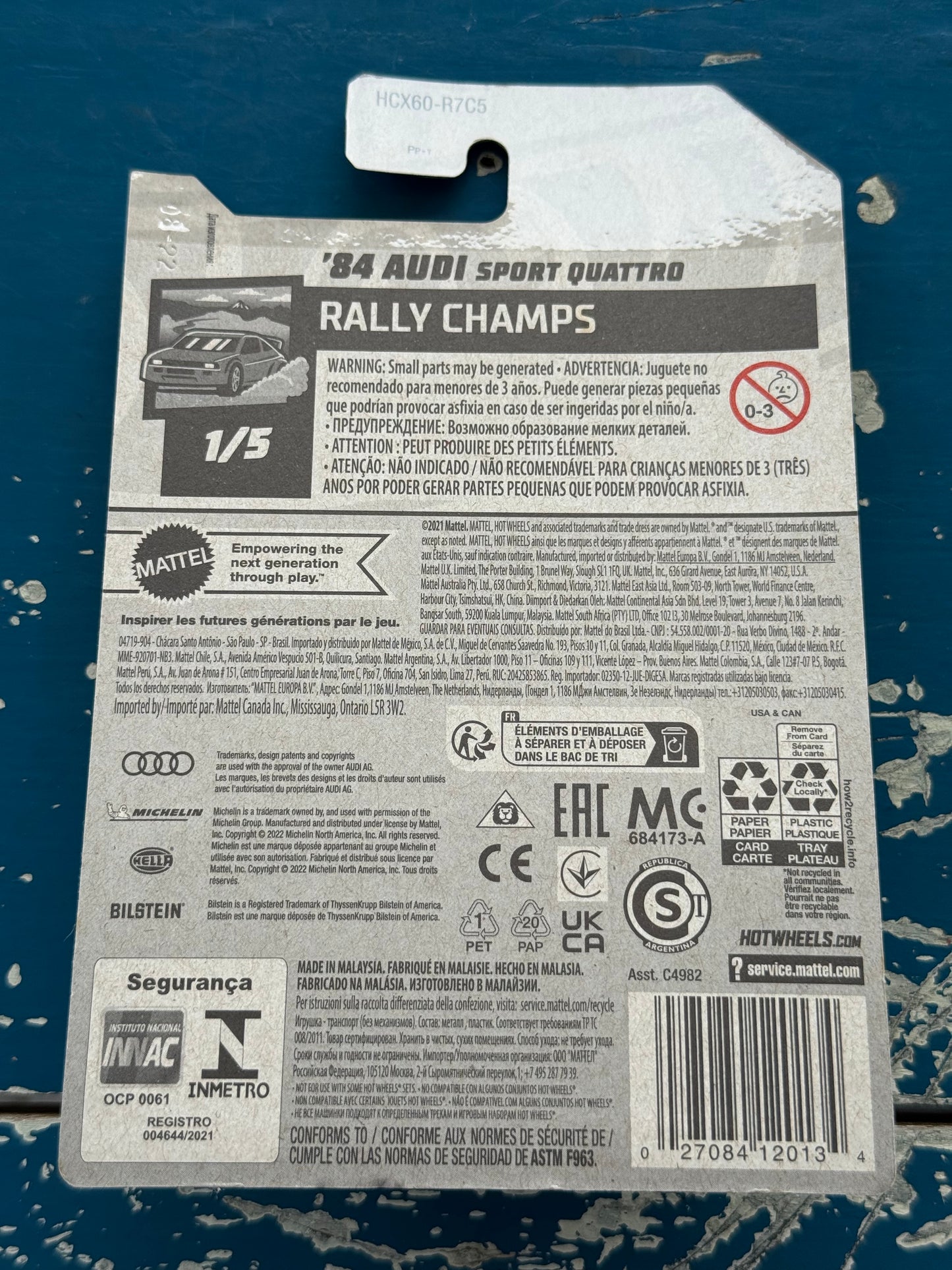Hot Wheels ‘84 Audi Sport Quattro