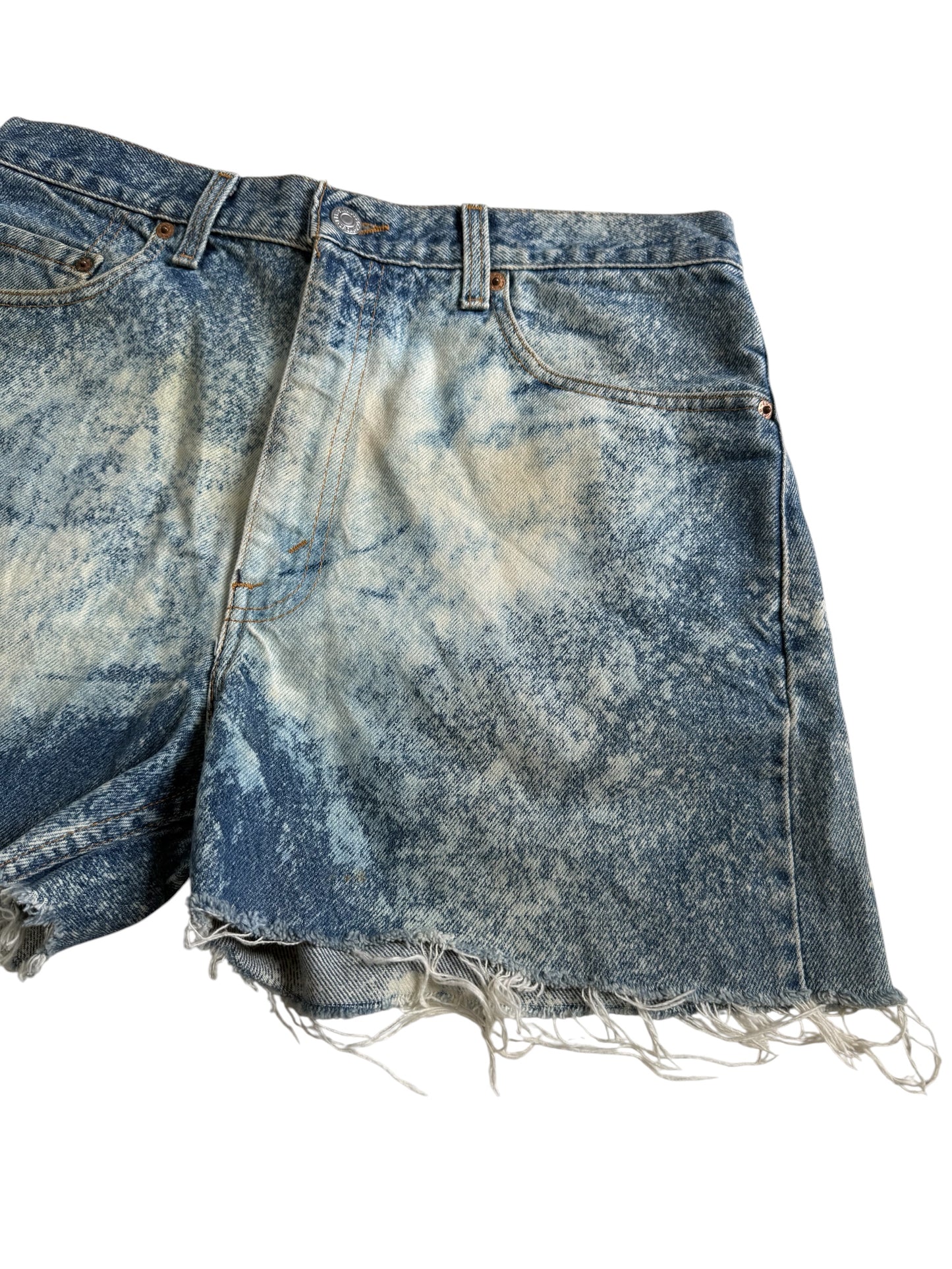 Vintage Levis 505 Acid Wash Cut Off Denim Jeans