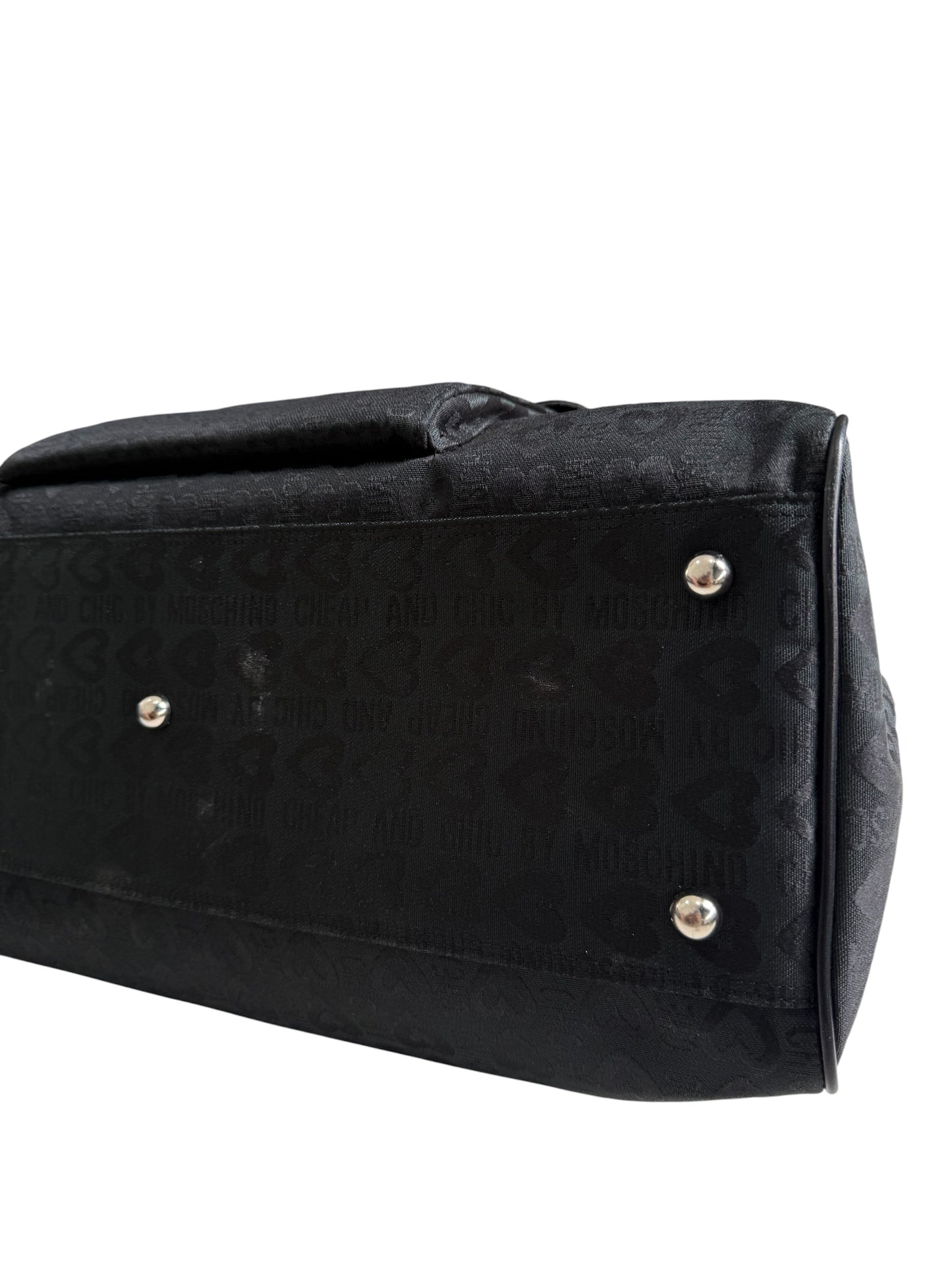 Moschino Cheap And Chic Travel Bag Repeat Logo