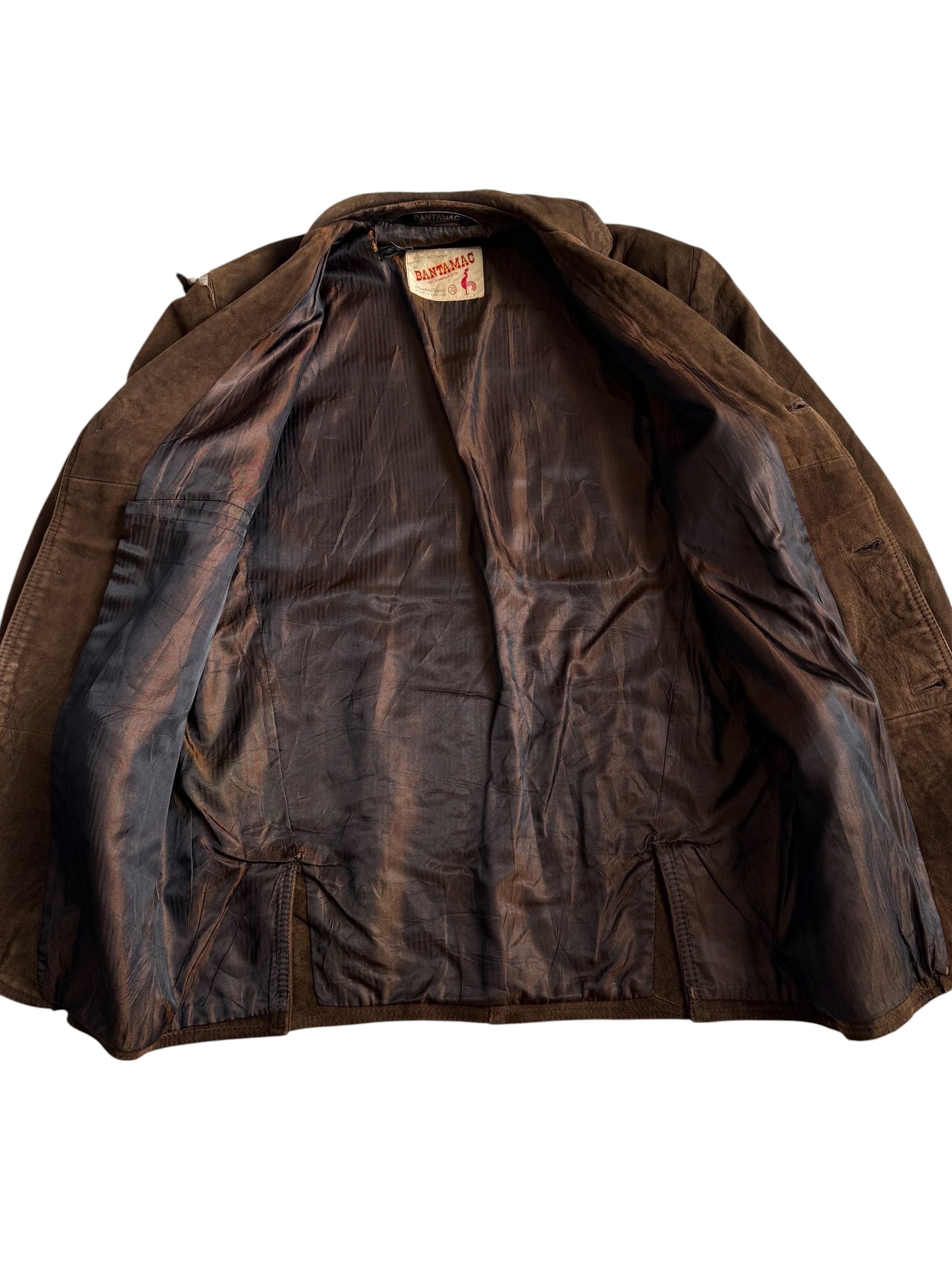 Vintage 1960s Bantamac Leather Sport Coat Blazer Made in Canada