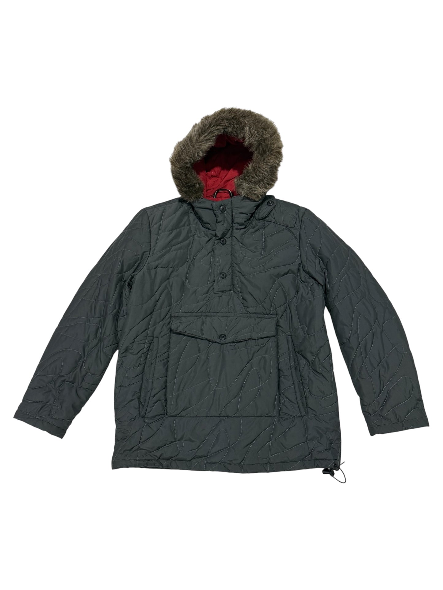 Jean Paul Gassa Made in Italy Quilted Hooded Anorak Jacket Gorpcore Outdoor