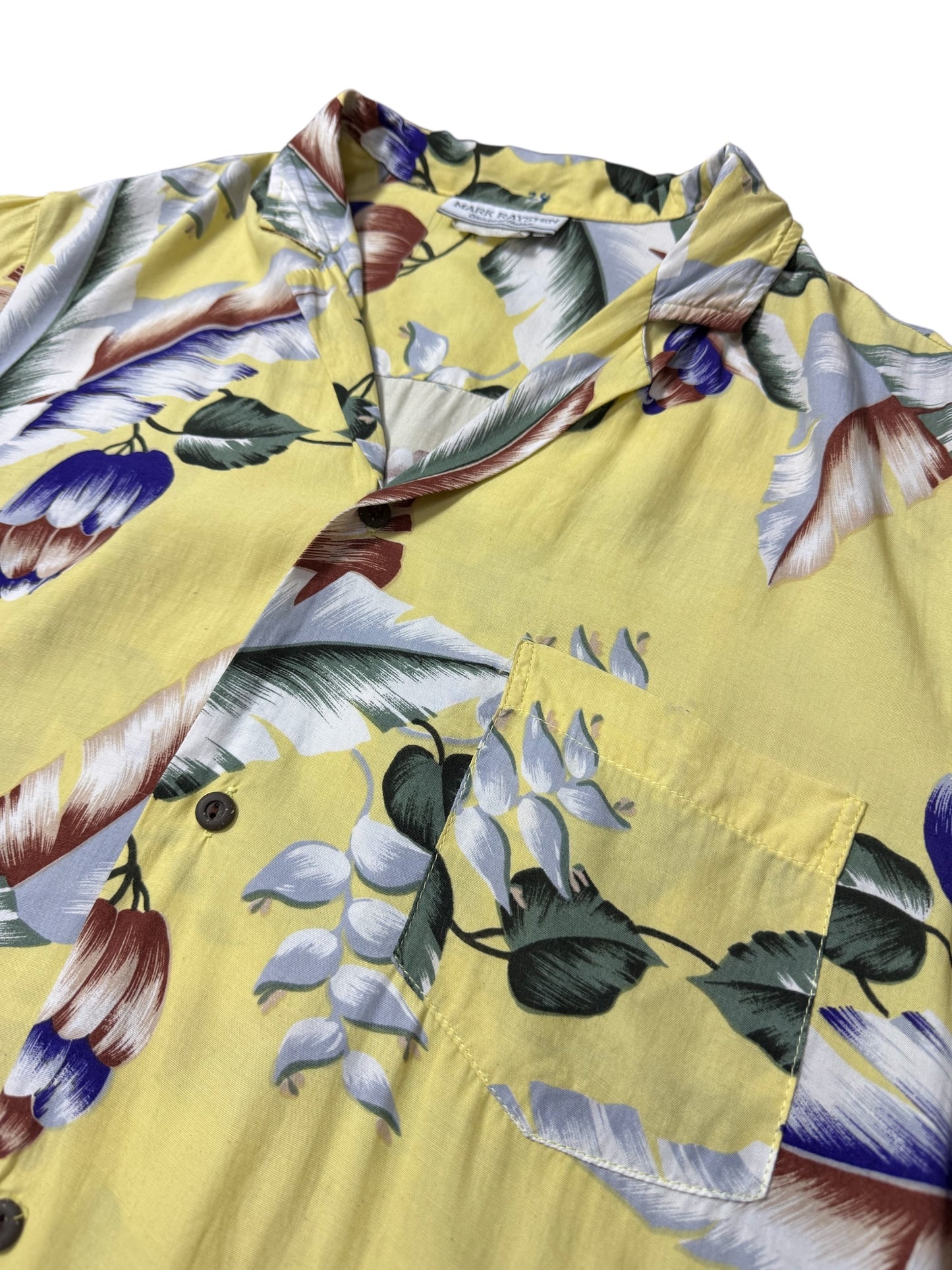 Vintage 1960s-70s Mark Raysten Division Of Malihini Hawaiian Shirt Rayon