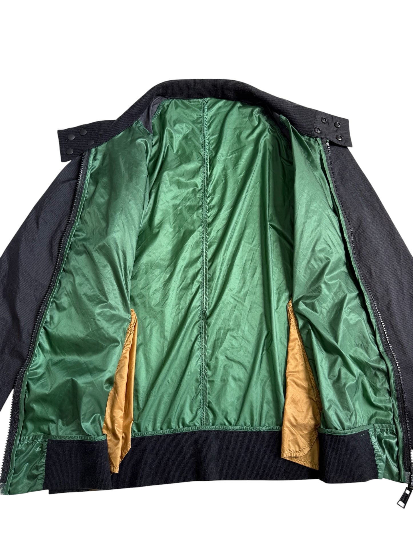 02DERIV Japan Technical Nylon Bomber Jacket