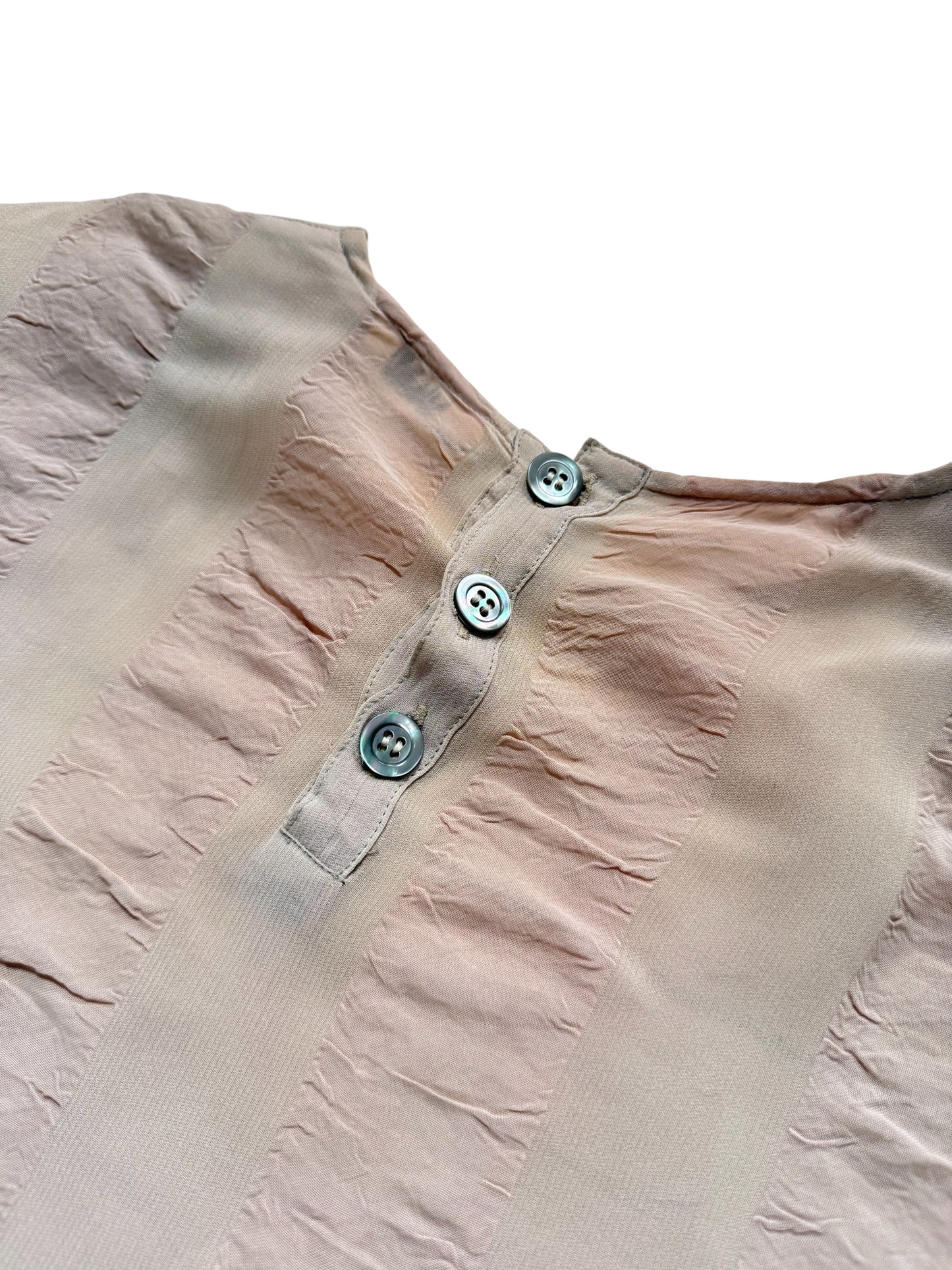 Vintage 1980s-90s MANI by Giorgio Armani Textured Rayon Blouse