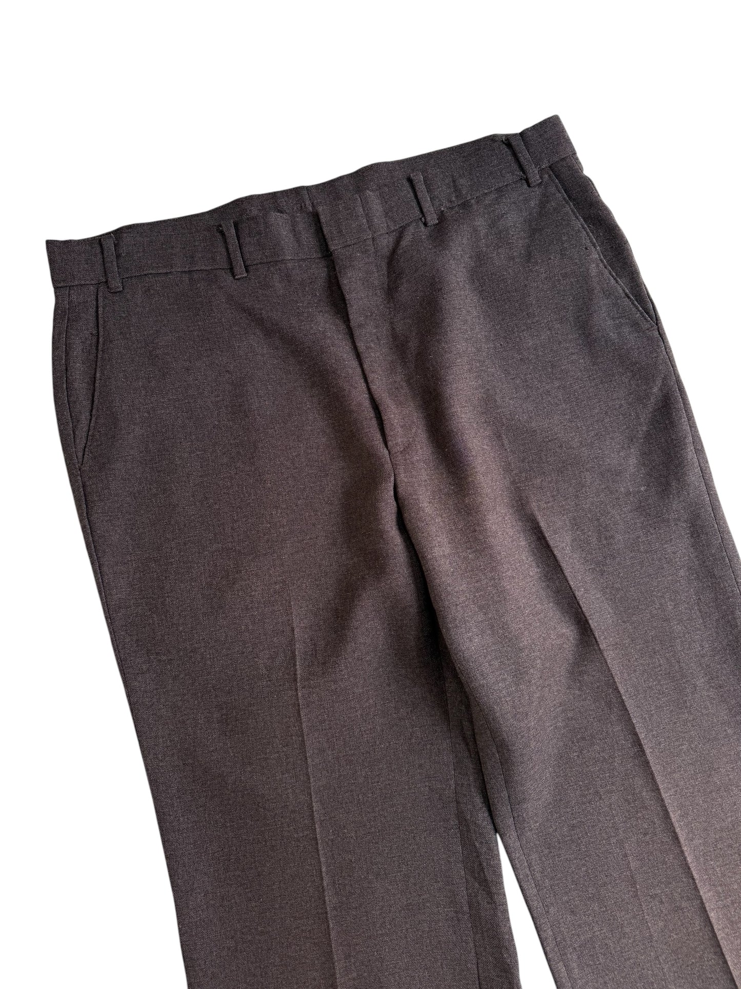 Vintage 1970s-80s Levis Action Slacks Brown Dress Trousers