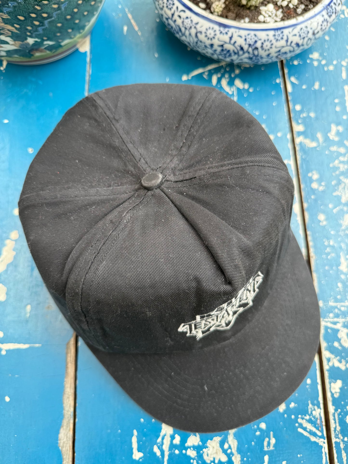 Vintage Testament Thrash Metal Band Embroidered Snapback Cap