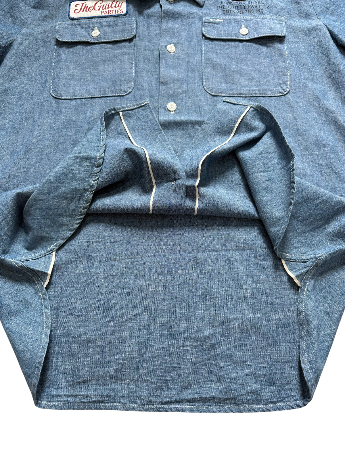 Wacko Maria The Guilty Parties Selvedge Chambray Work Shirt