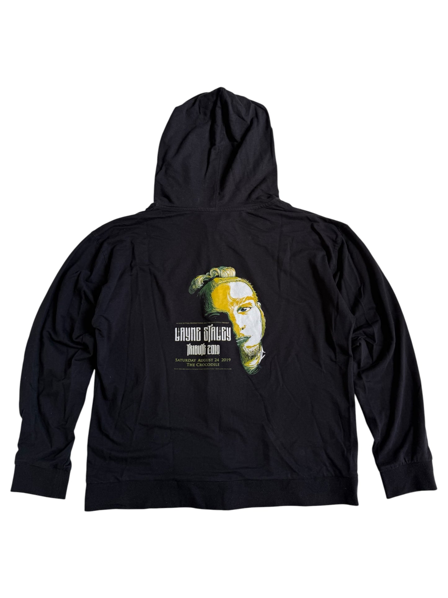 Layne Staley Alice In Chains Tribute Zipper Hoodie