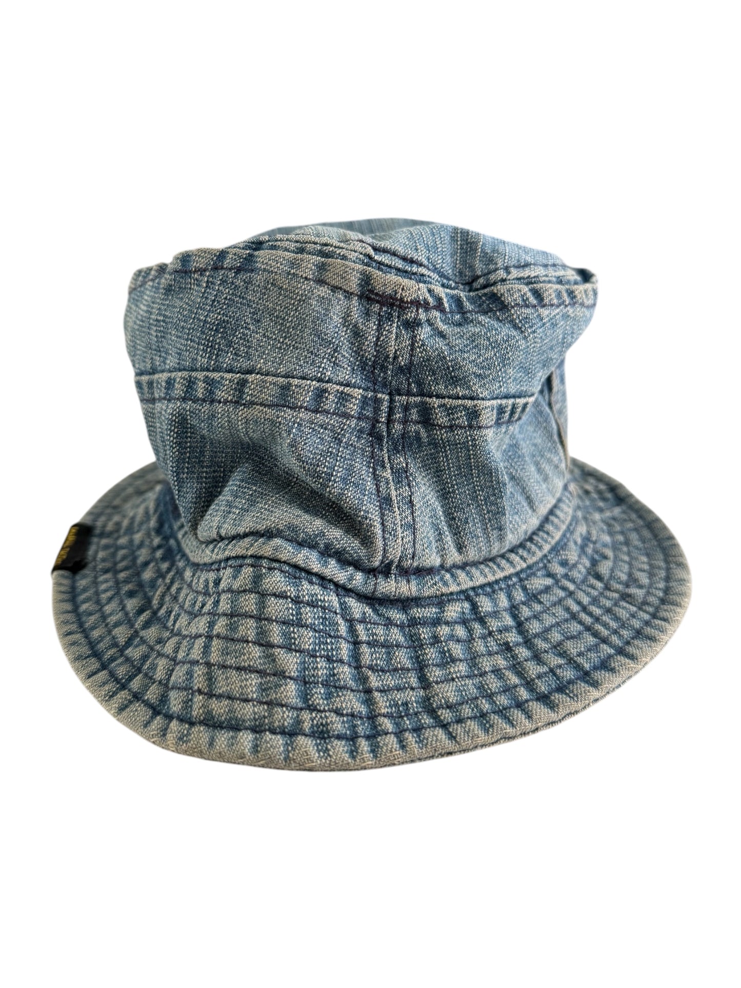 Vintage 2000s PNB Nation Denim Bucket Hat Manual Tactics