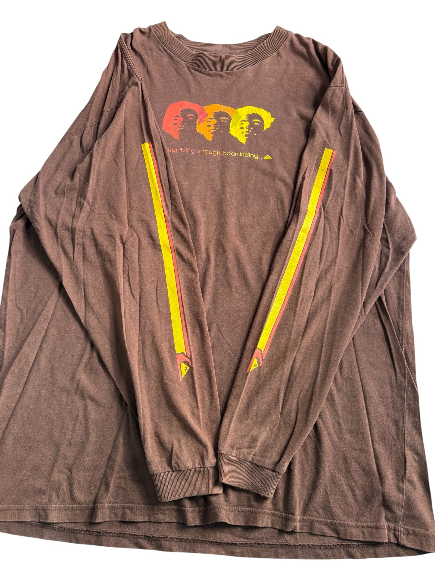 Vintage Quiksilver Better Living Through Boardriding Long Sleeve Tshirt