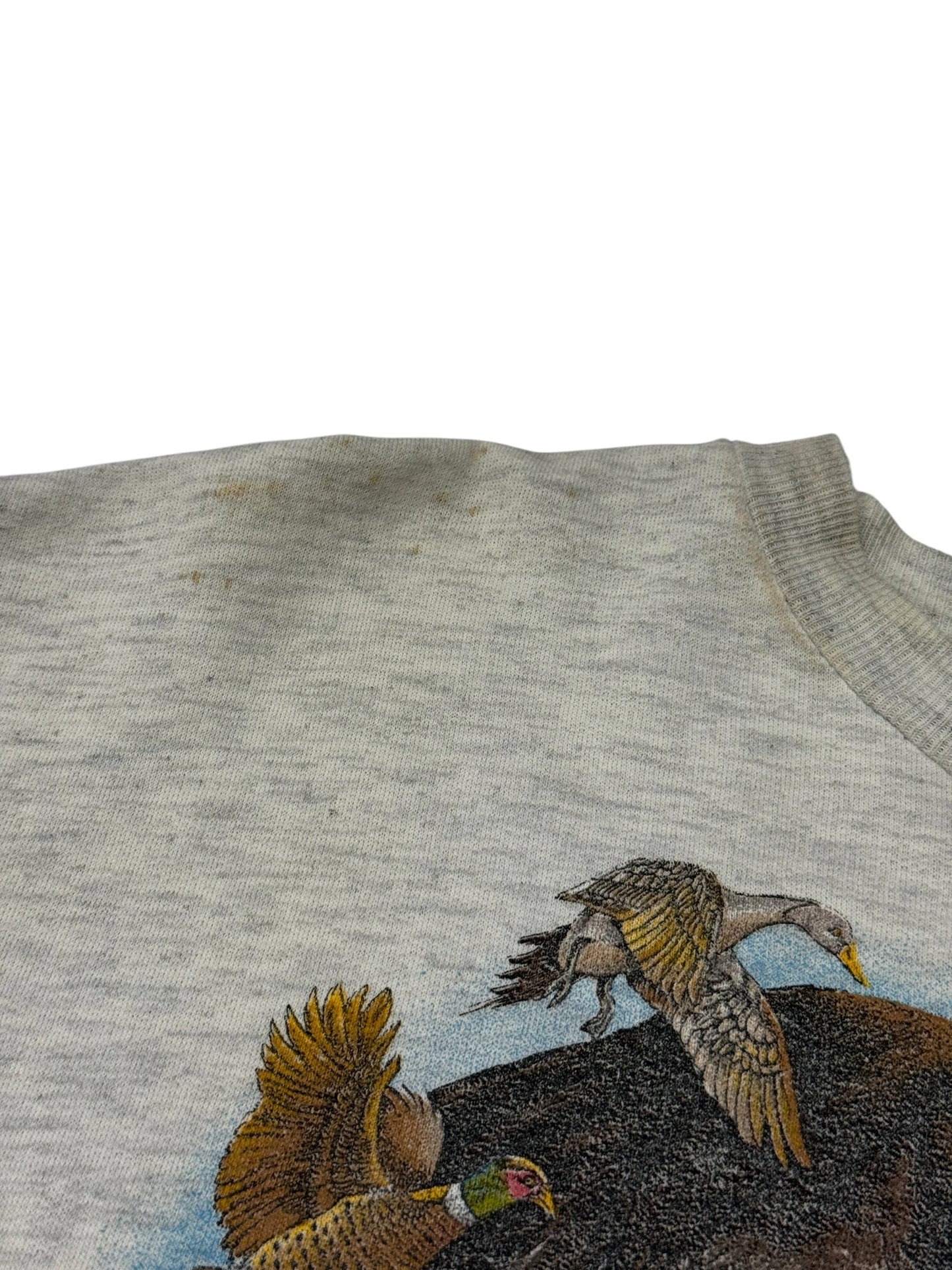 Vintage 90s Montreal Canada Wildlife Crewneck Sweatshirt