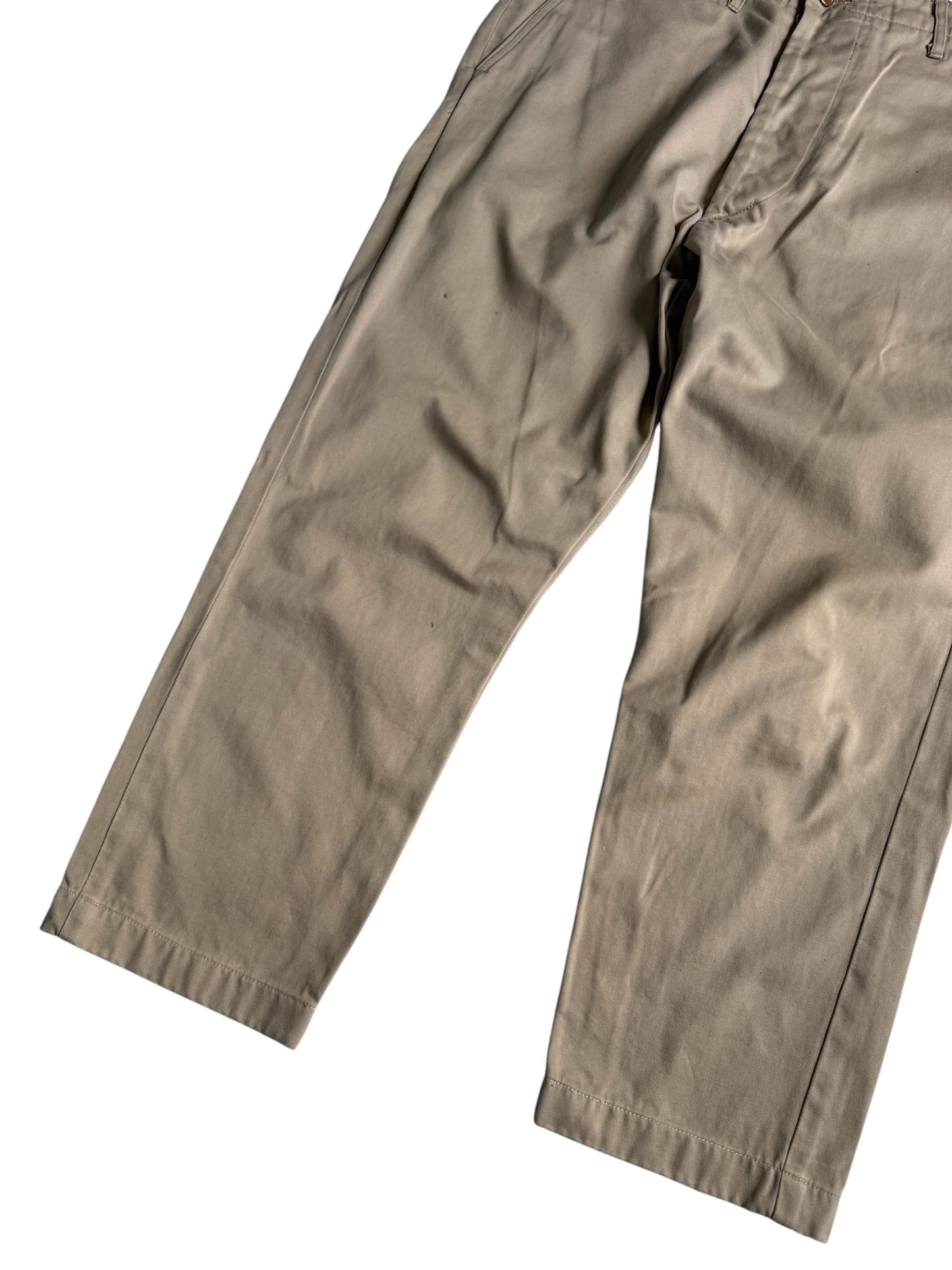 Vintage Toyo Enterprise Japan Military Chino Pants Khaki Beige Workwear Trousers