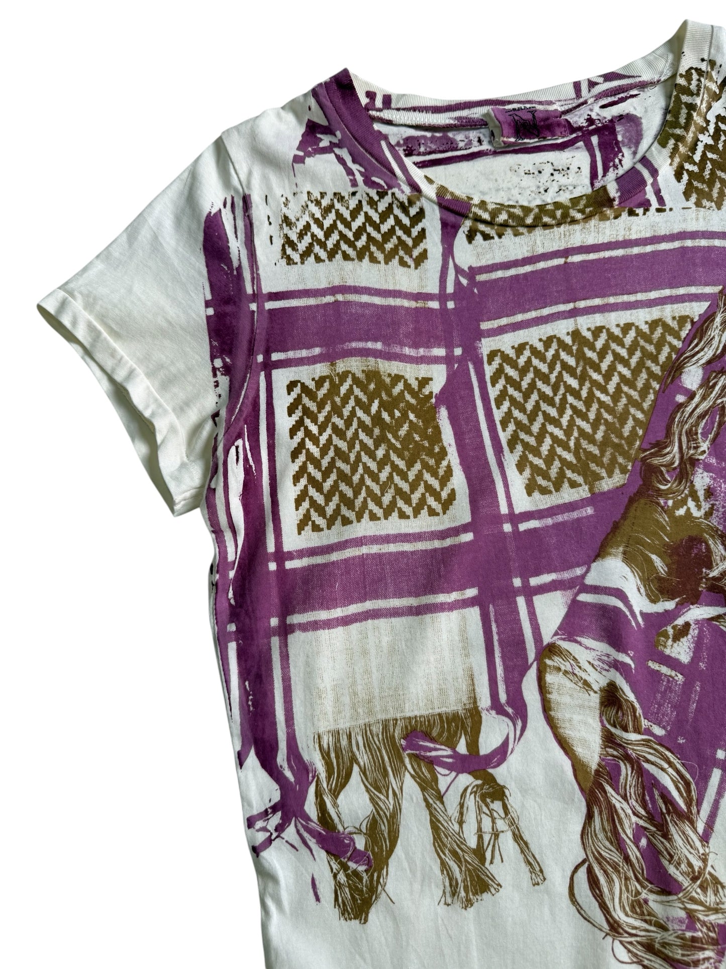 RNA Japan Keffiyeh Scarf Print Graphic Tshirt